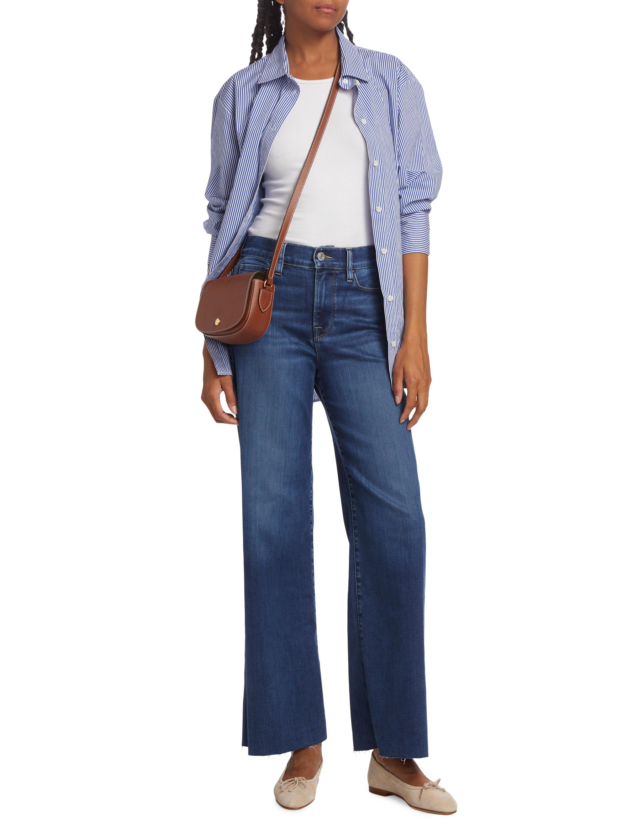 Le Slim Wide-Leg Jeans