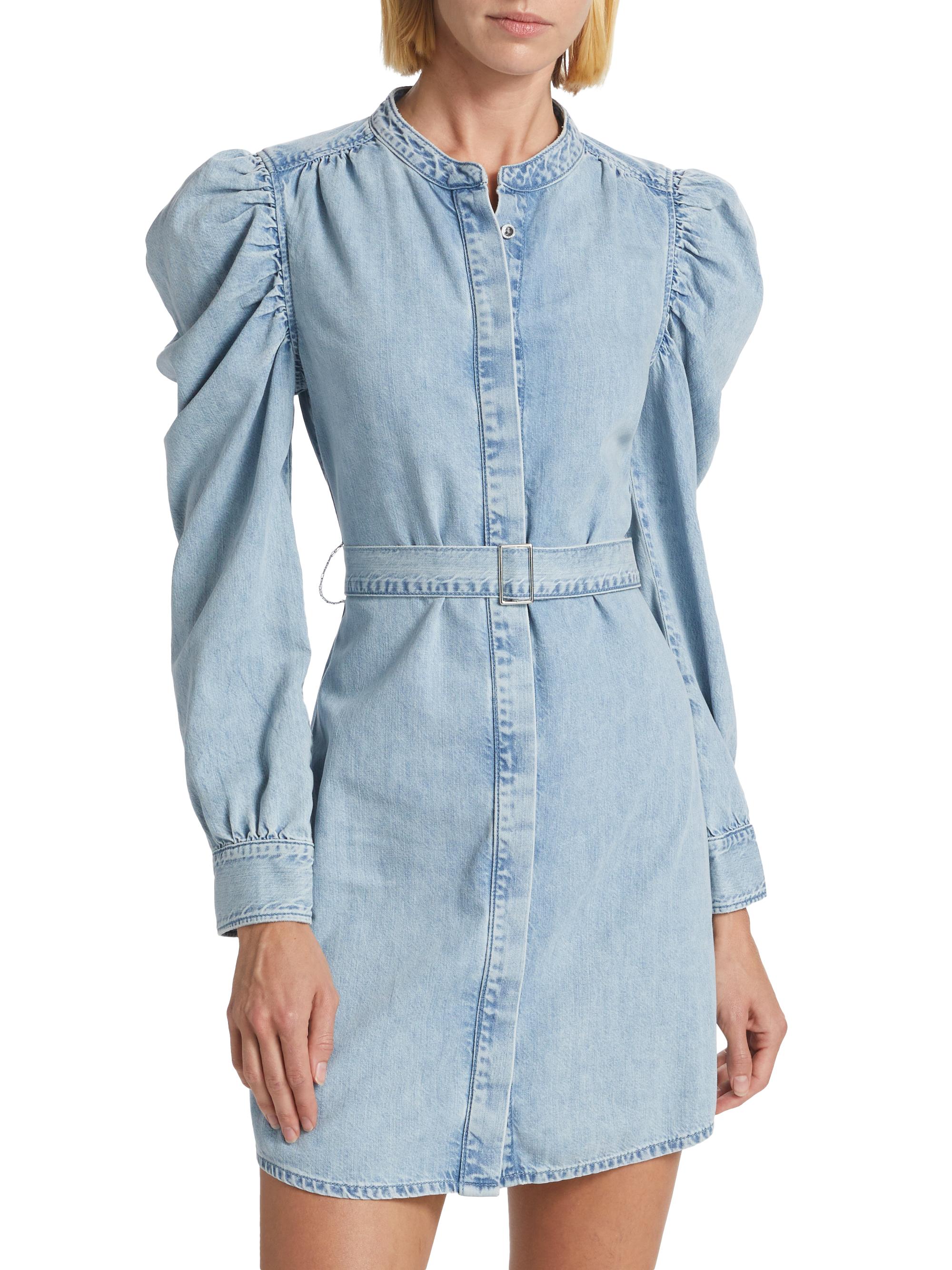 FRAME Gillian Denim Dress | Saks Fifth Avenue