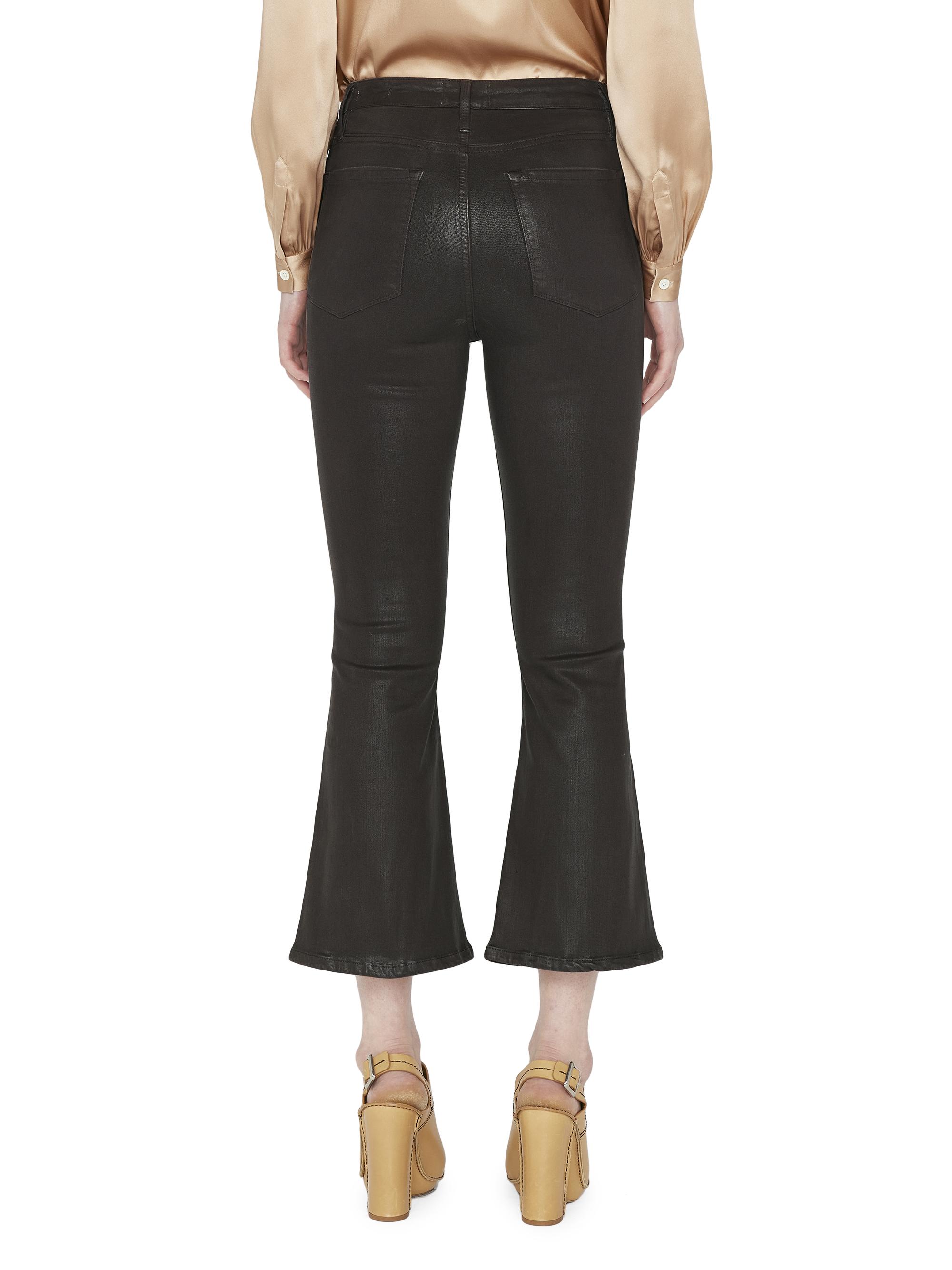 Frame Le Crop Wax Flare Jeans | Saks Fifth Avenue
