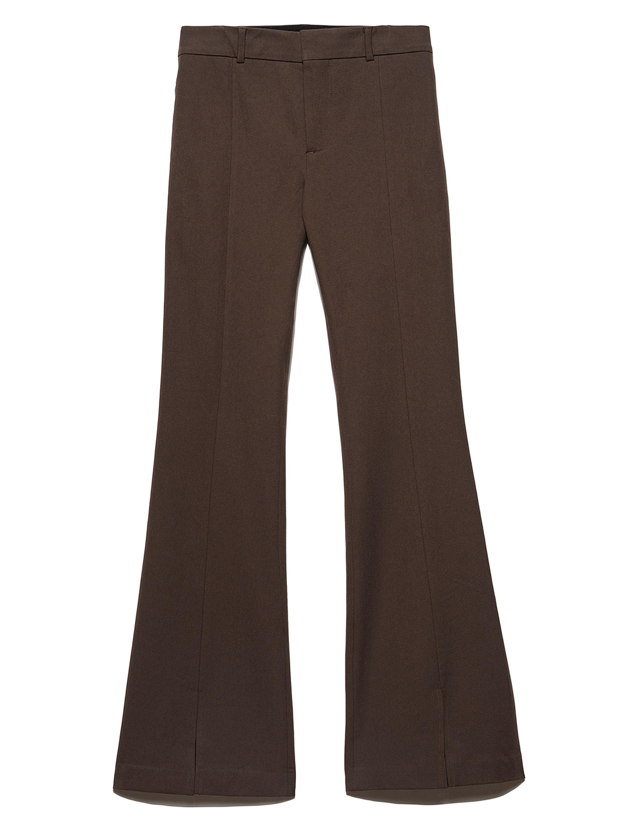 Frame Women's Le High Flared Split Trousers - Espresso