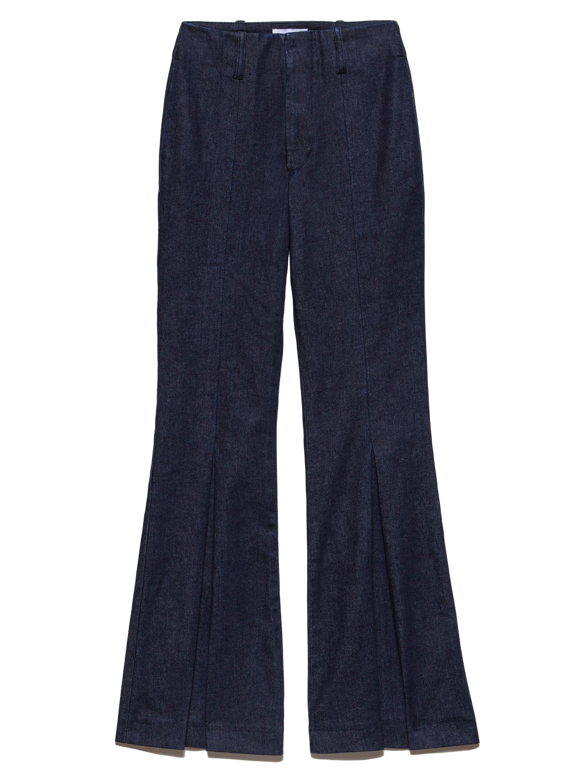 Frame Women's Petite Pixie Pleat Denim Pants - Rinse