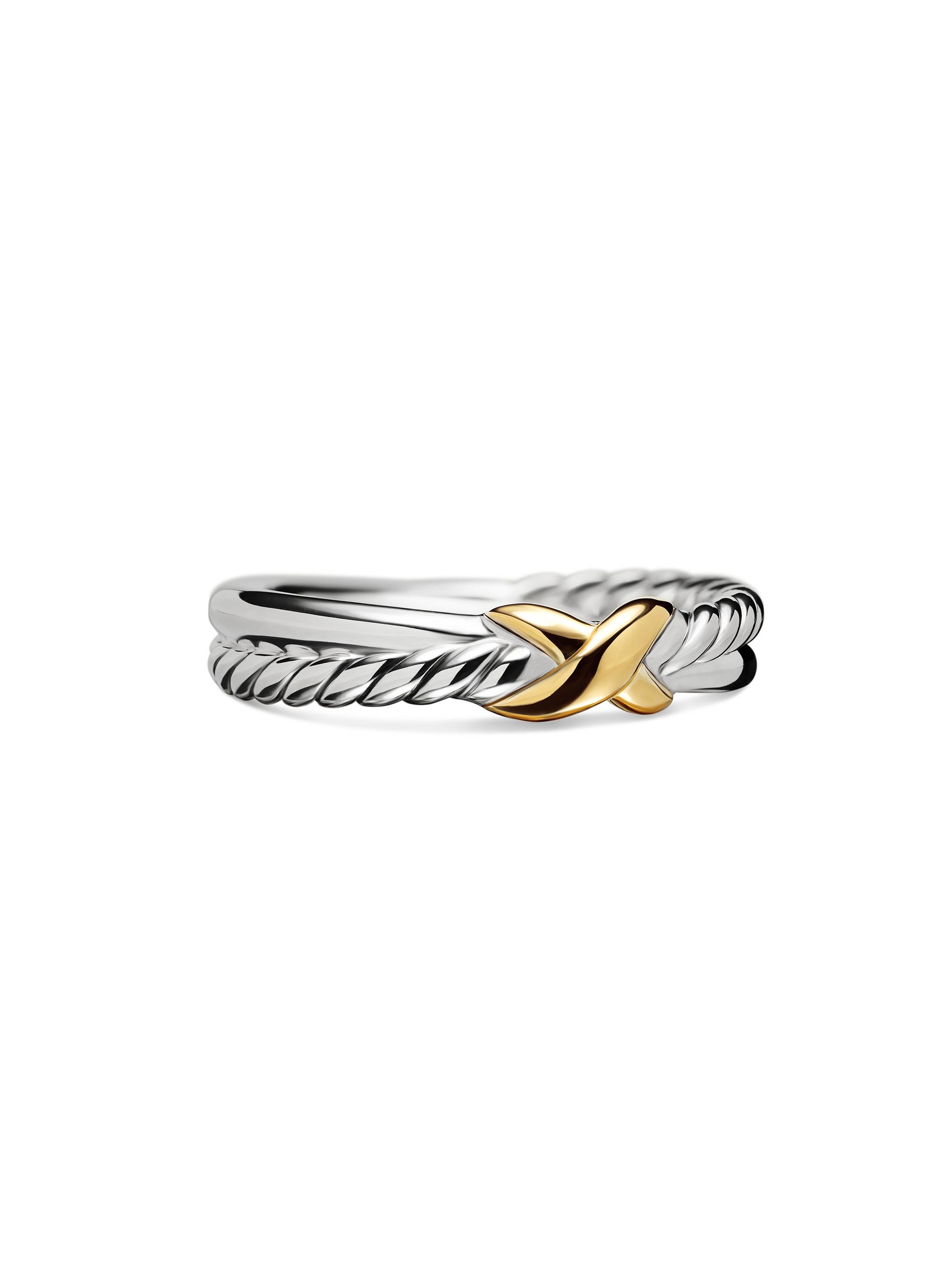 David Yurman Petite X Ring in Sterling Silver | Saks Fifth Avenue