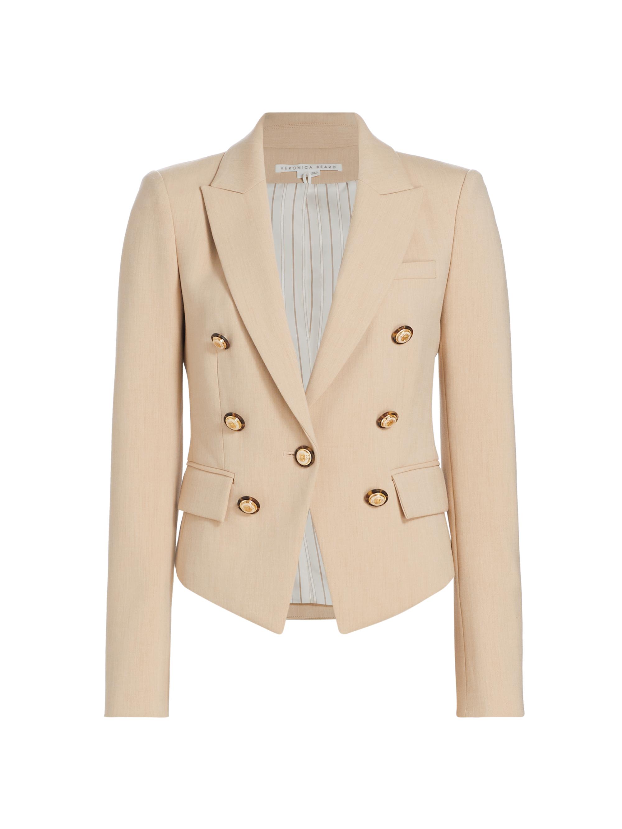 Veronica Beard Women's Diego Dickey Jacket - Heathered Sand