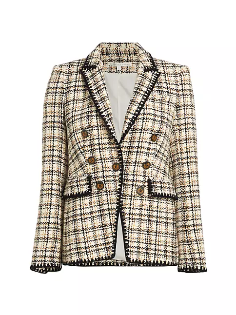 Chanel Pre-owned 2010 Double-Breasted Tweed Jacket - Black
