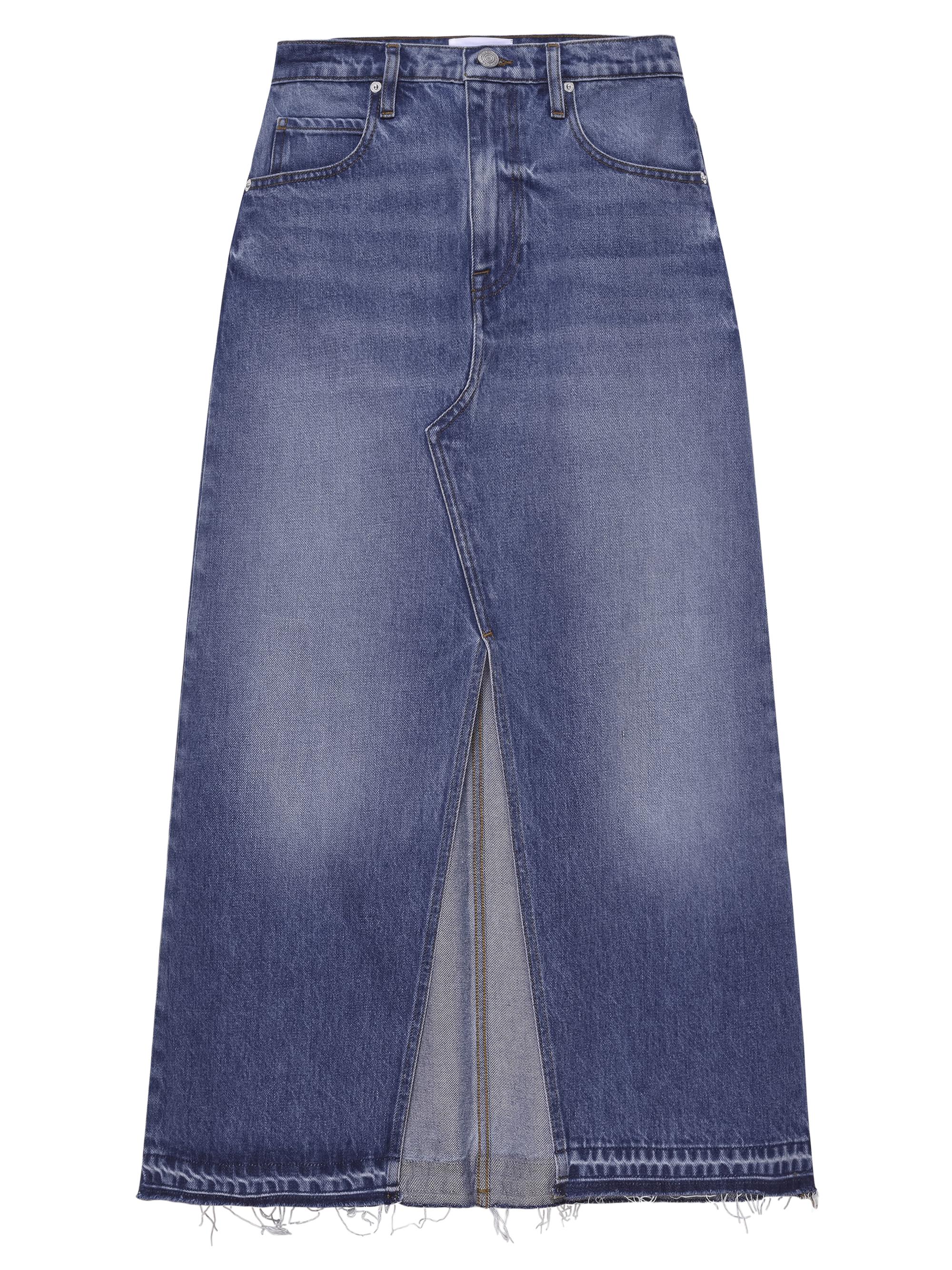 Frame The Midaxi Denim Skirt | Saks Fifth Avenue
