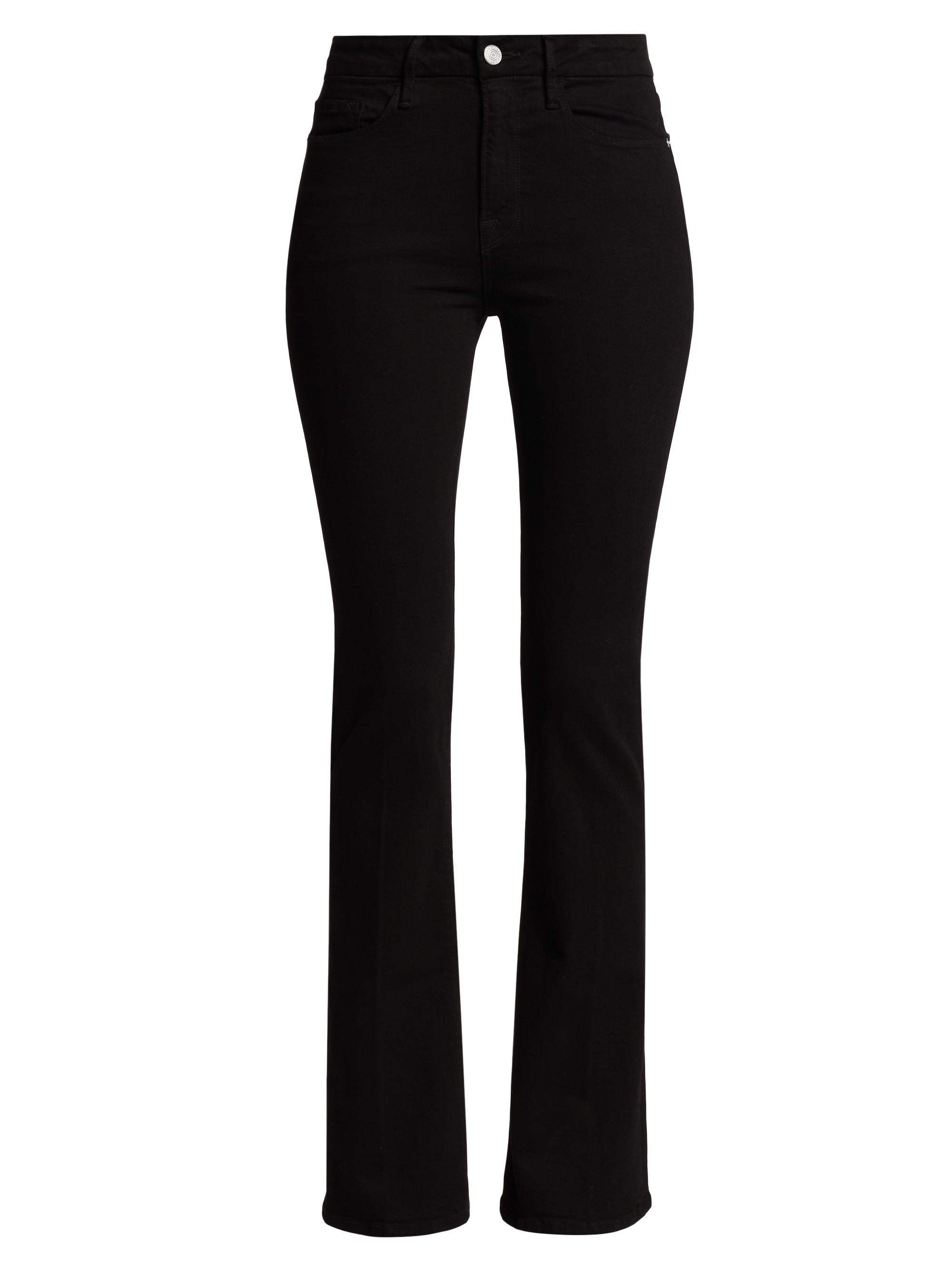 Frame Women's Le Mini Boot-Cut Stretch Slim Jeans - Film Noir