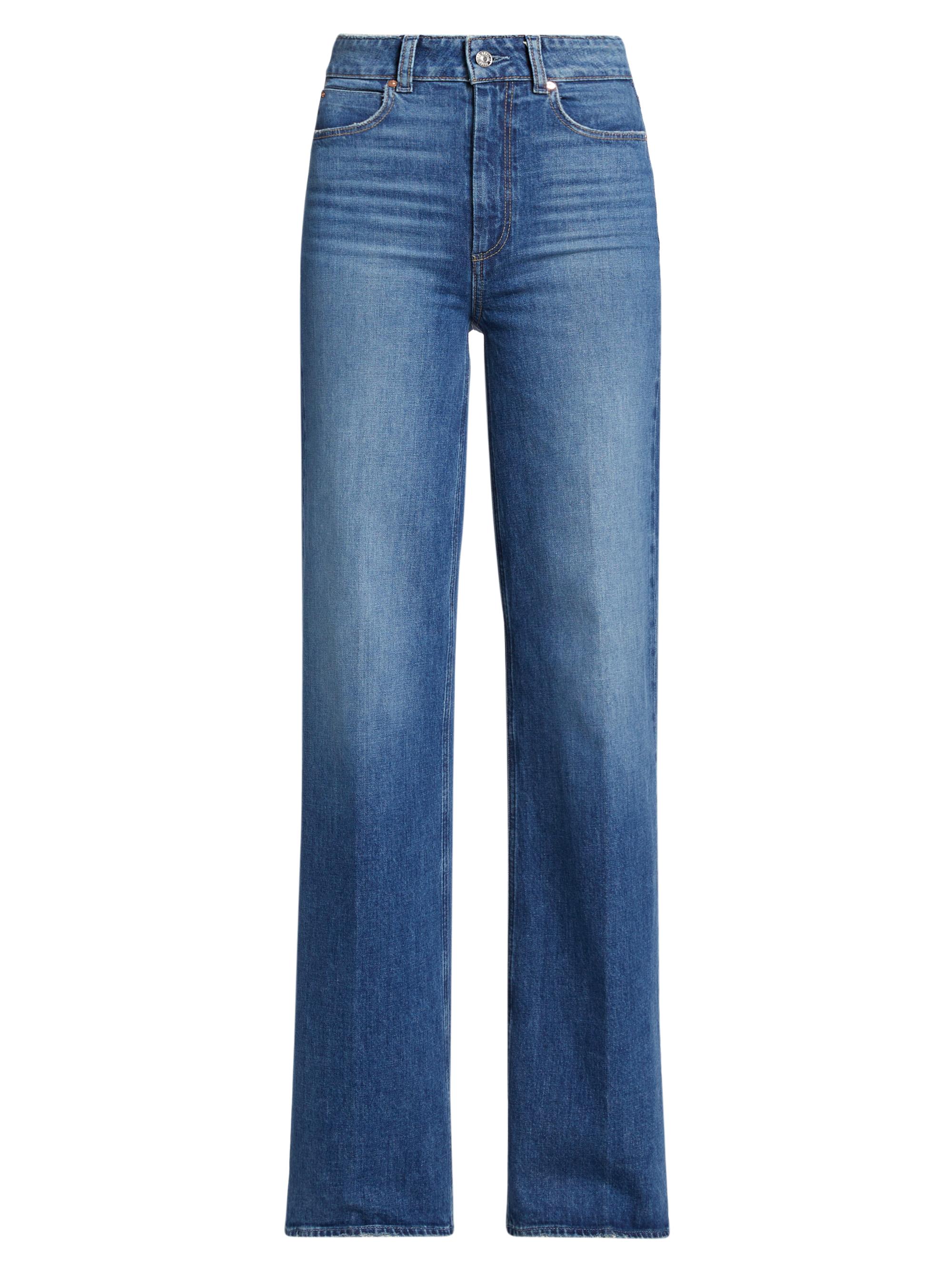 Paige Sasha High-Rise Stretch Wide-Leg Jeans Saks Fifth Avenue