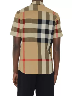 Shop Burberry Summerton Check Shirt | Saks Fifth Avenue