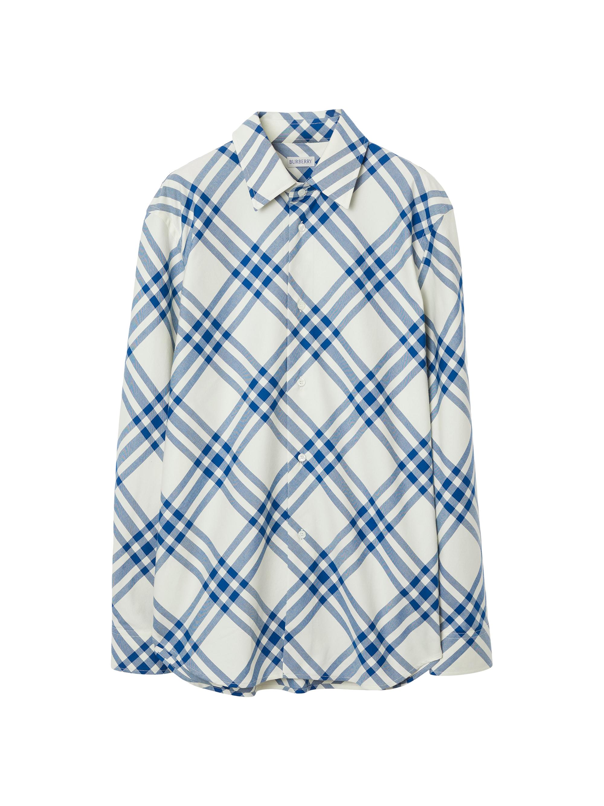 Burberry Blue Check Shirt