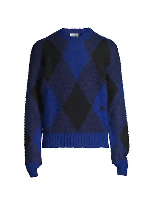 Burberry - Argyle Check EKD Wool Sweater
