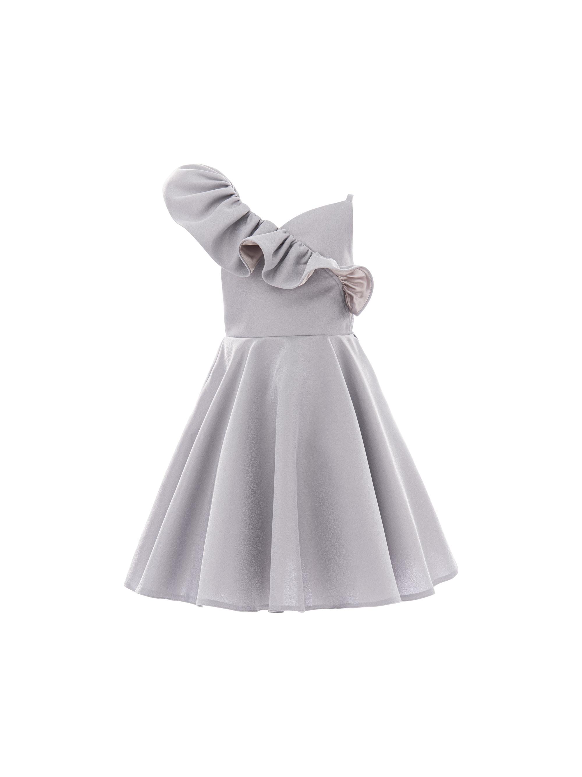 Tulleen Little Girl's & Girl's Riviera Dress - Silver