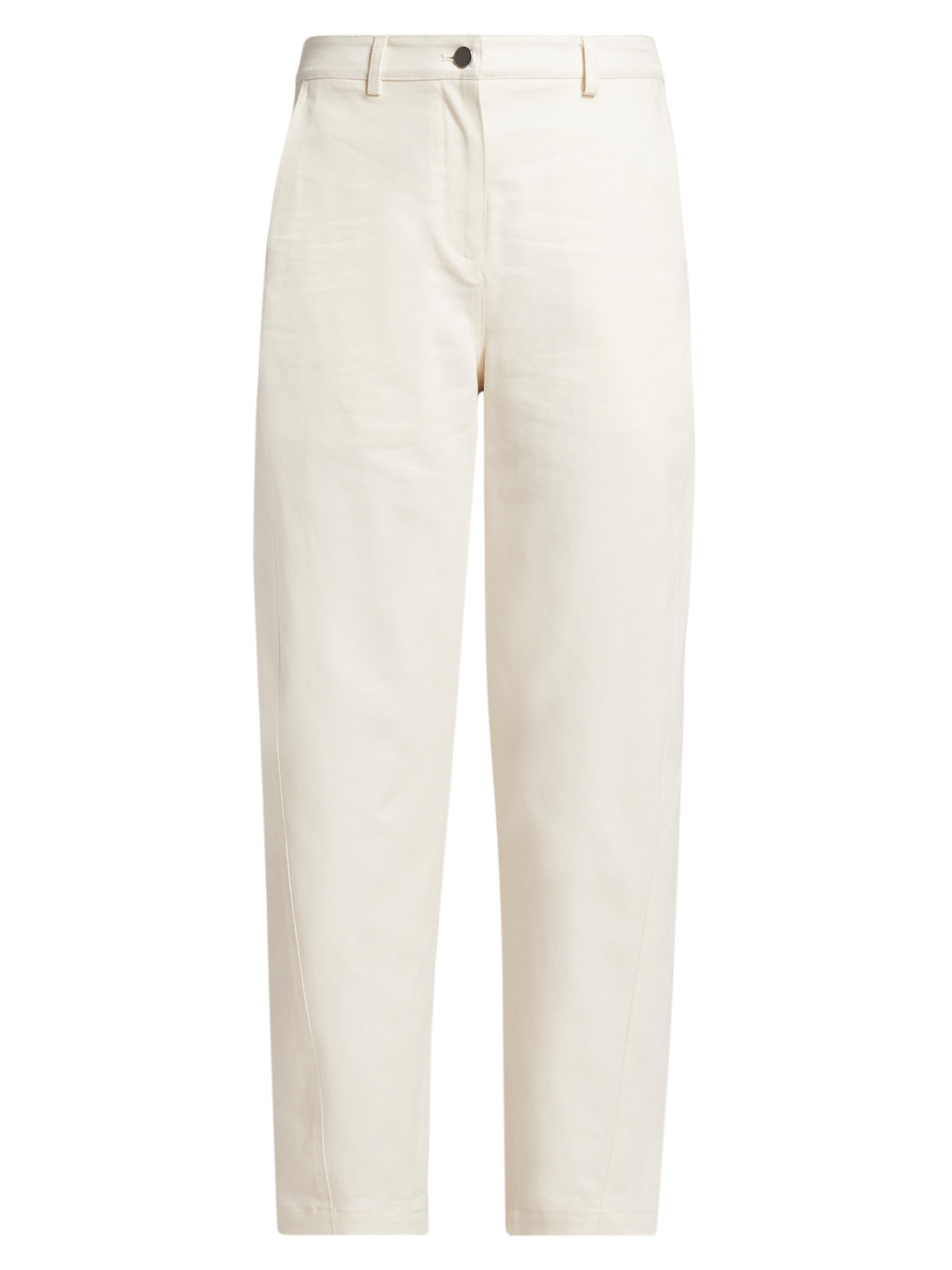 TWP Women's Wooster Wide-Leg Canvas Pants - Winter White