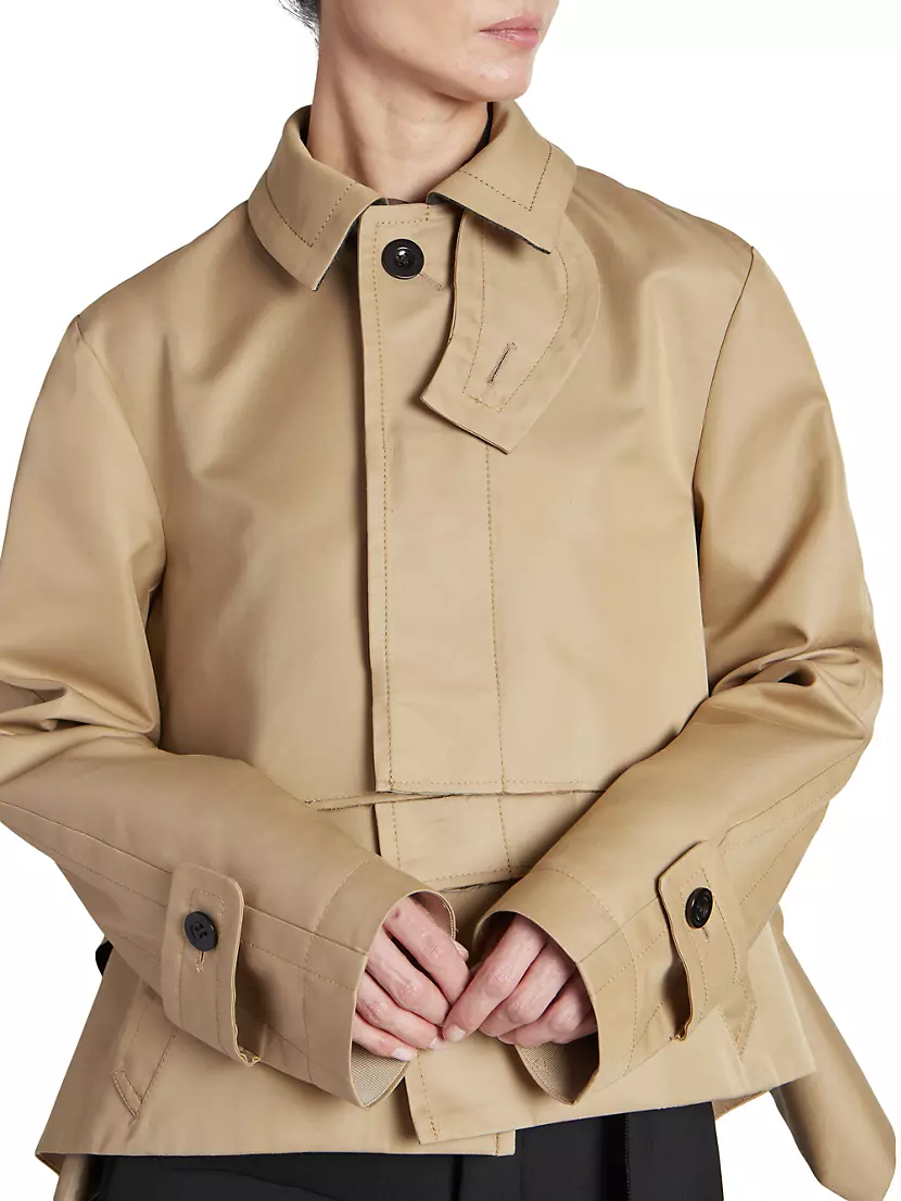 Shop Sacai Cotton Gabardine Blouson Jacket | Saks Fifth Avenue