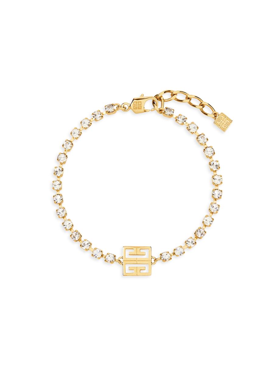 【関税込み】Givenchy シルバー 4G メタル＆クリスタル リング 4G ring in metal with crystals in - silvery | Givenchy US