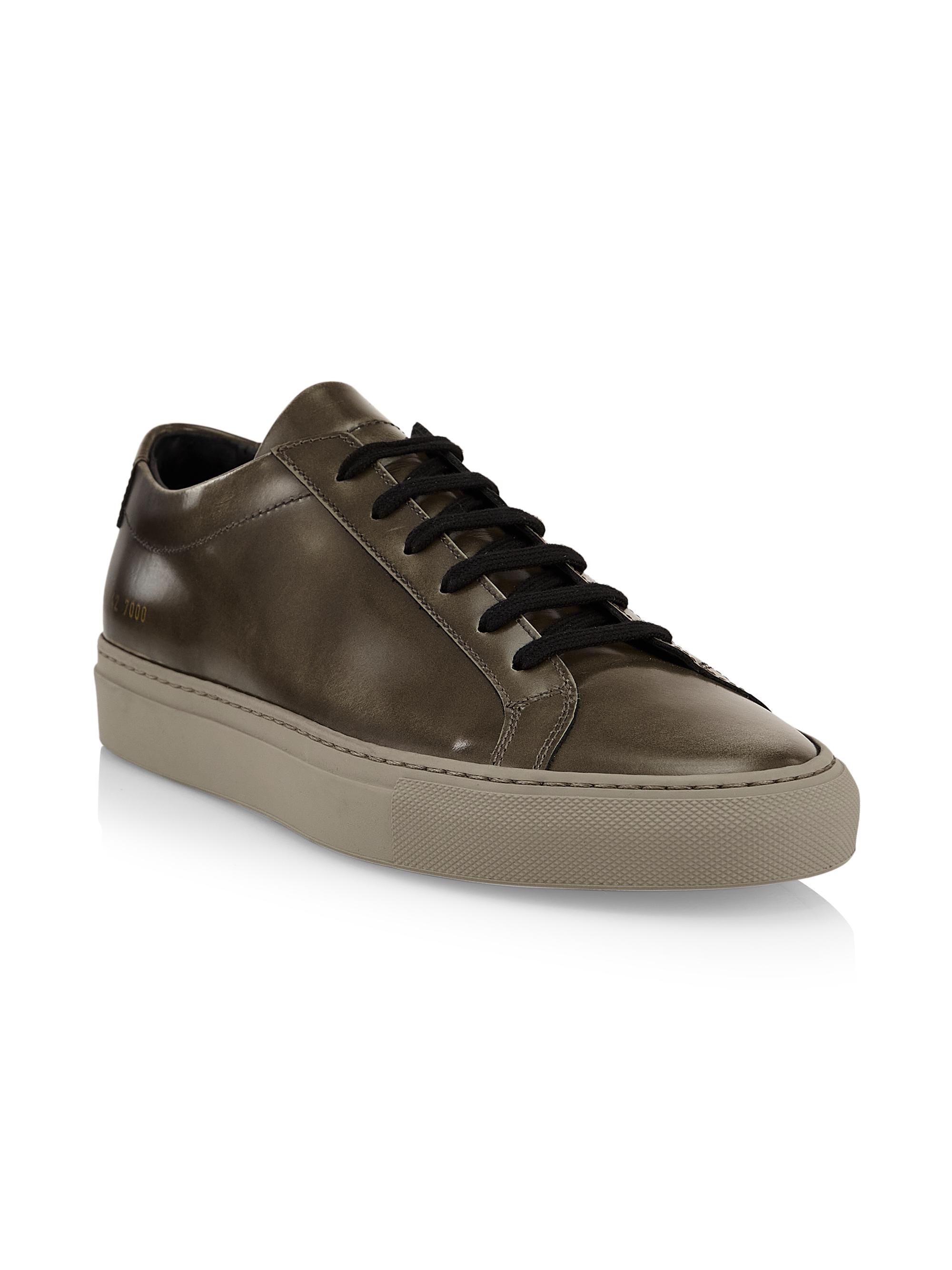 Common Projects Achilles Leather Low-Top Sneakers | Saks Fifth Avenue