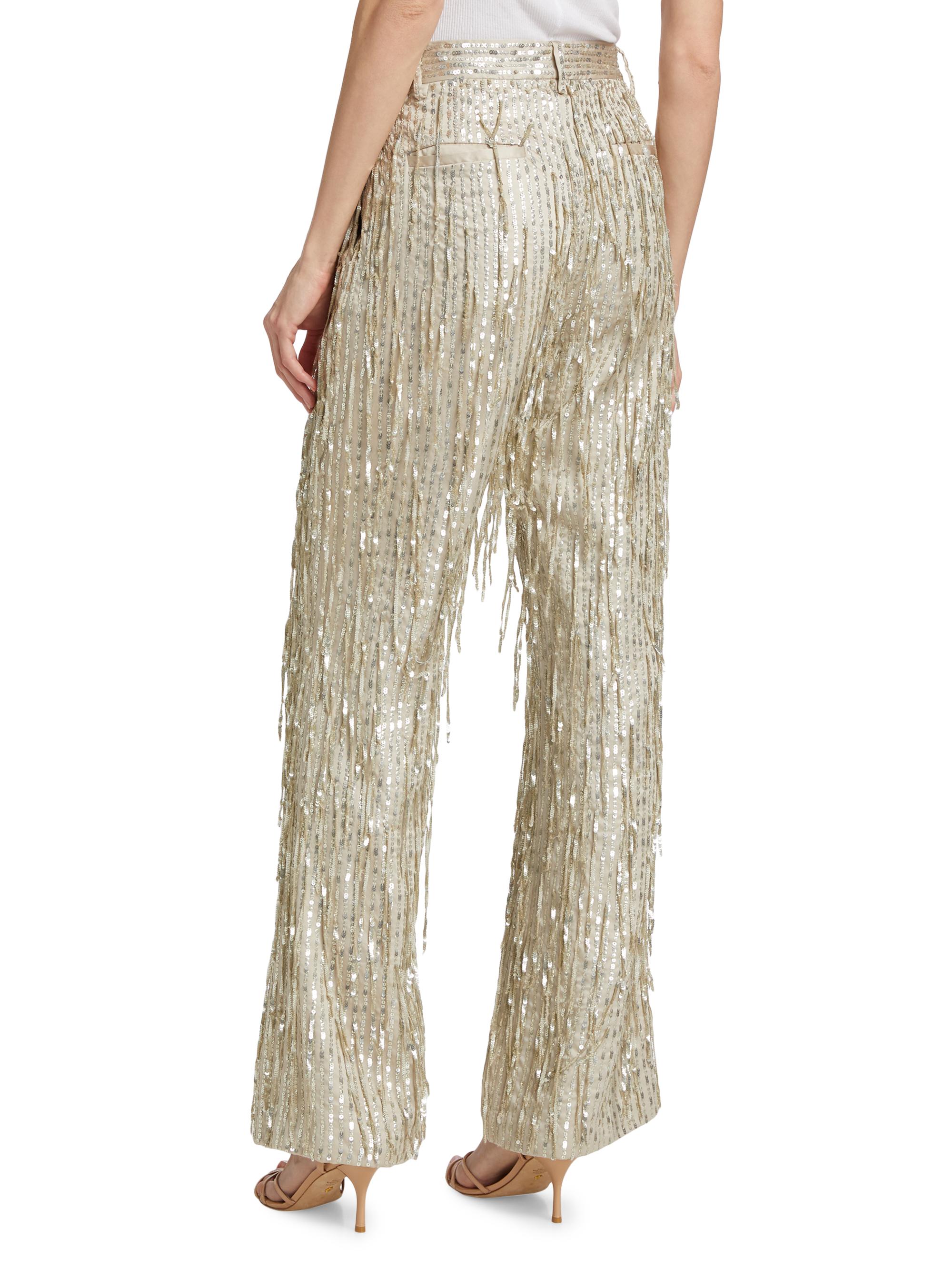 Amiri アミリ　総スパンコール　sequin　カーゴパンツ Amiri Sequin Kick-Flare Pants | Saks Fifth Avenue