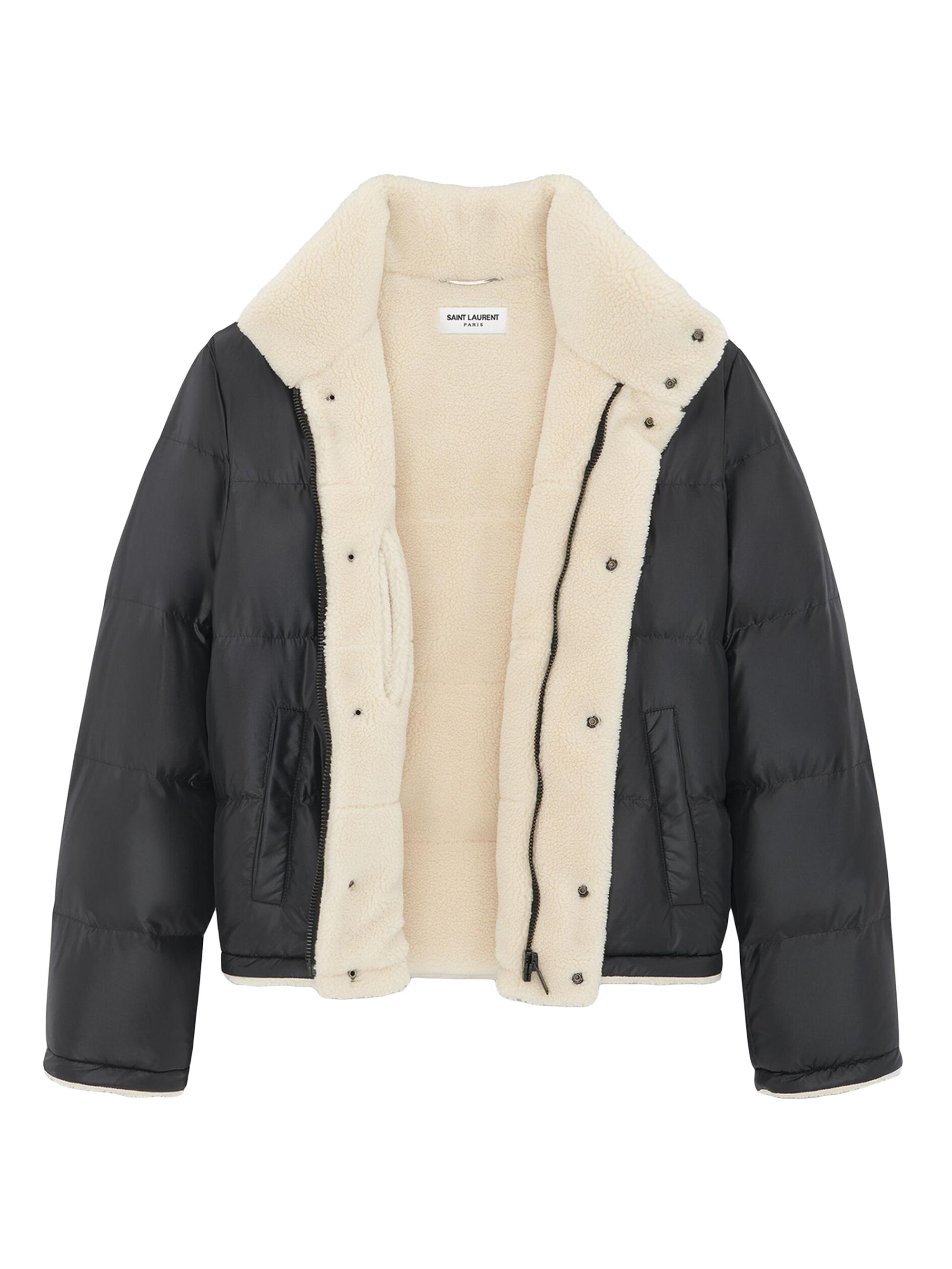 Saint Laurent Down Puffer Jacket In Nylon | Saks Fifth Avenue