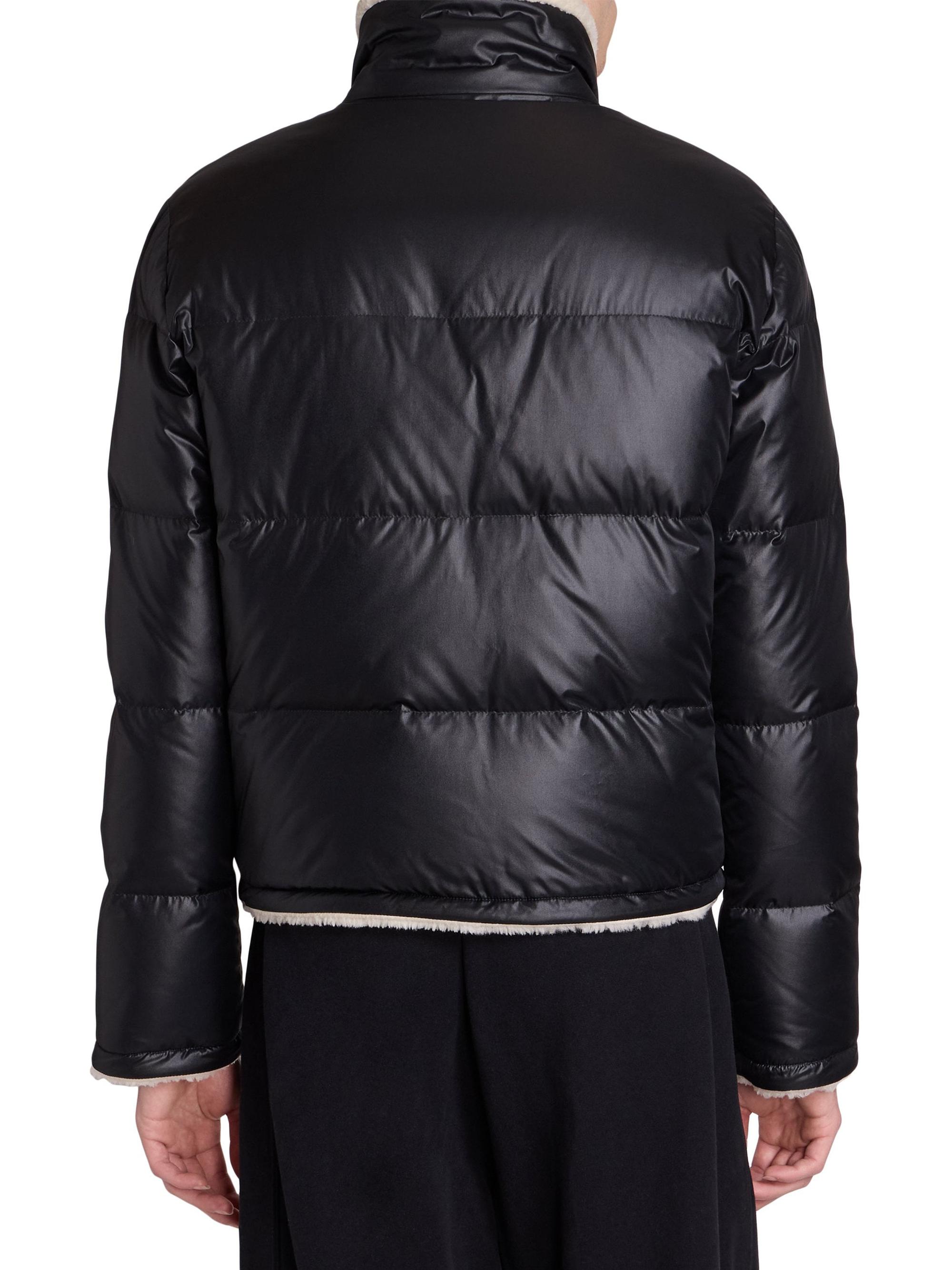 Saint Laurent Down Puffer Jacket In Nylon | Saks Fifth Avenue