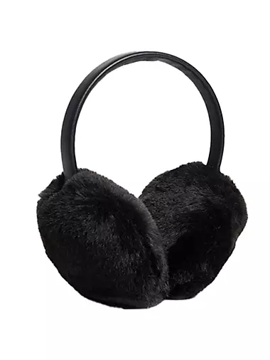 RR Design Head-wear Faux Fur Ear Muffs/Ear Warmers - Behind The Head Style  Winter Earmuffs