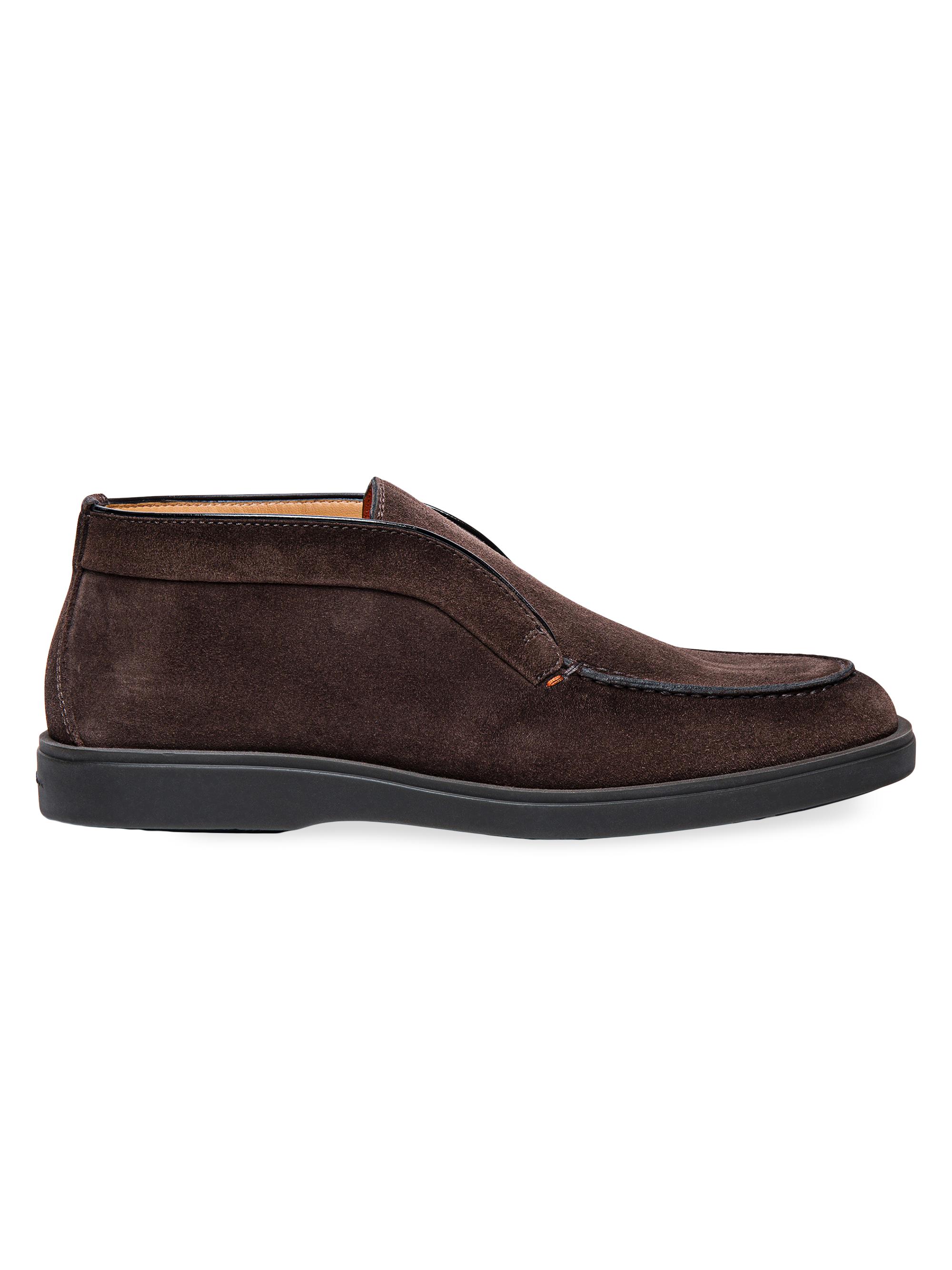 Santoni Suede Slip-On Chukka Boots Saks Fifth Avenue