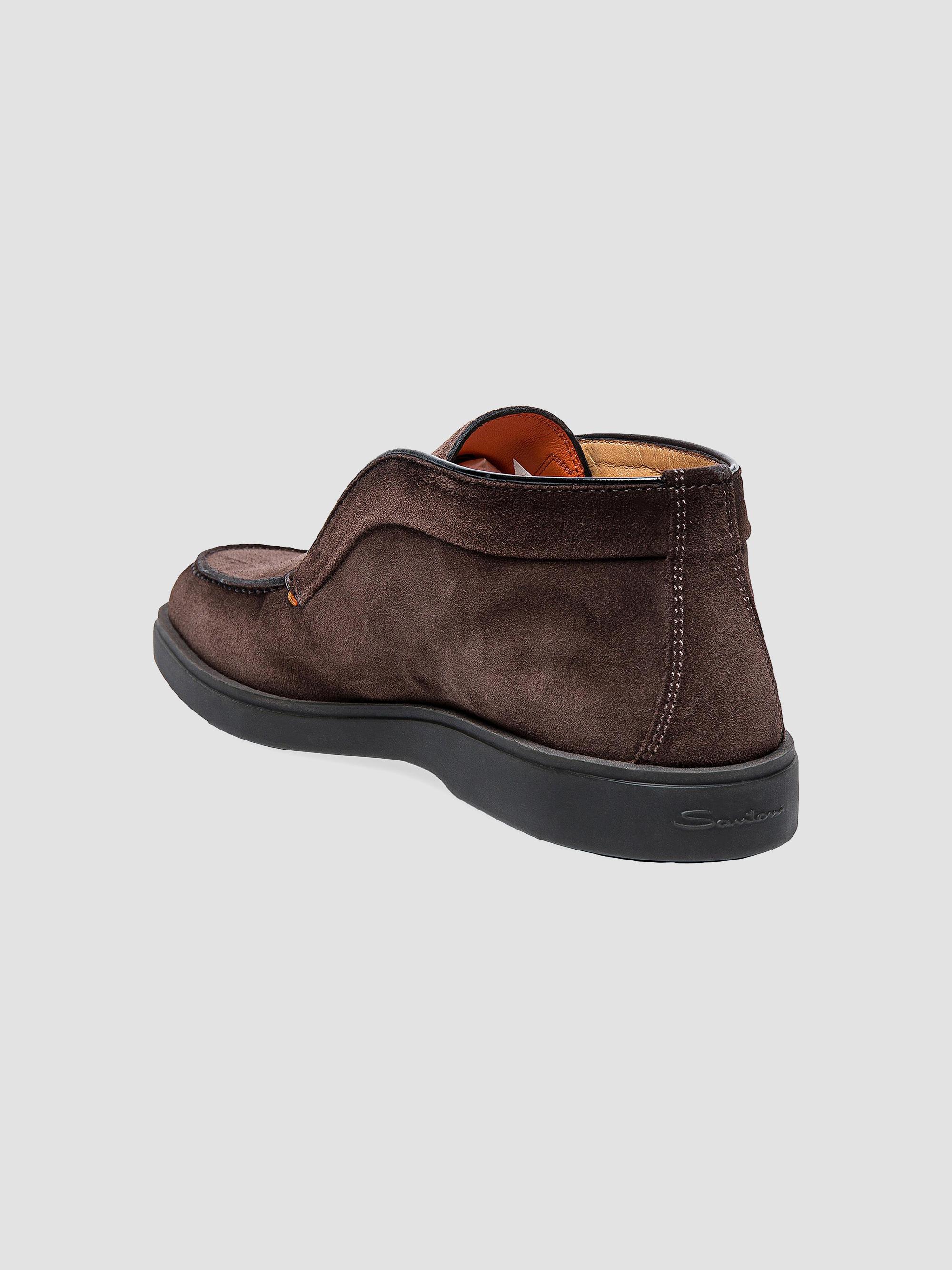 Brown Santoni Gus Suede Chukka Boots Size 10 Santoni | Shoes | Santoni Mens Gus Laceless Suede Chukka  main image 3