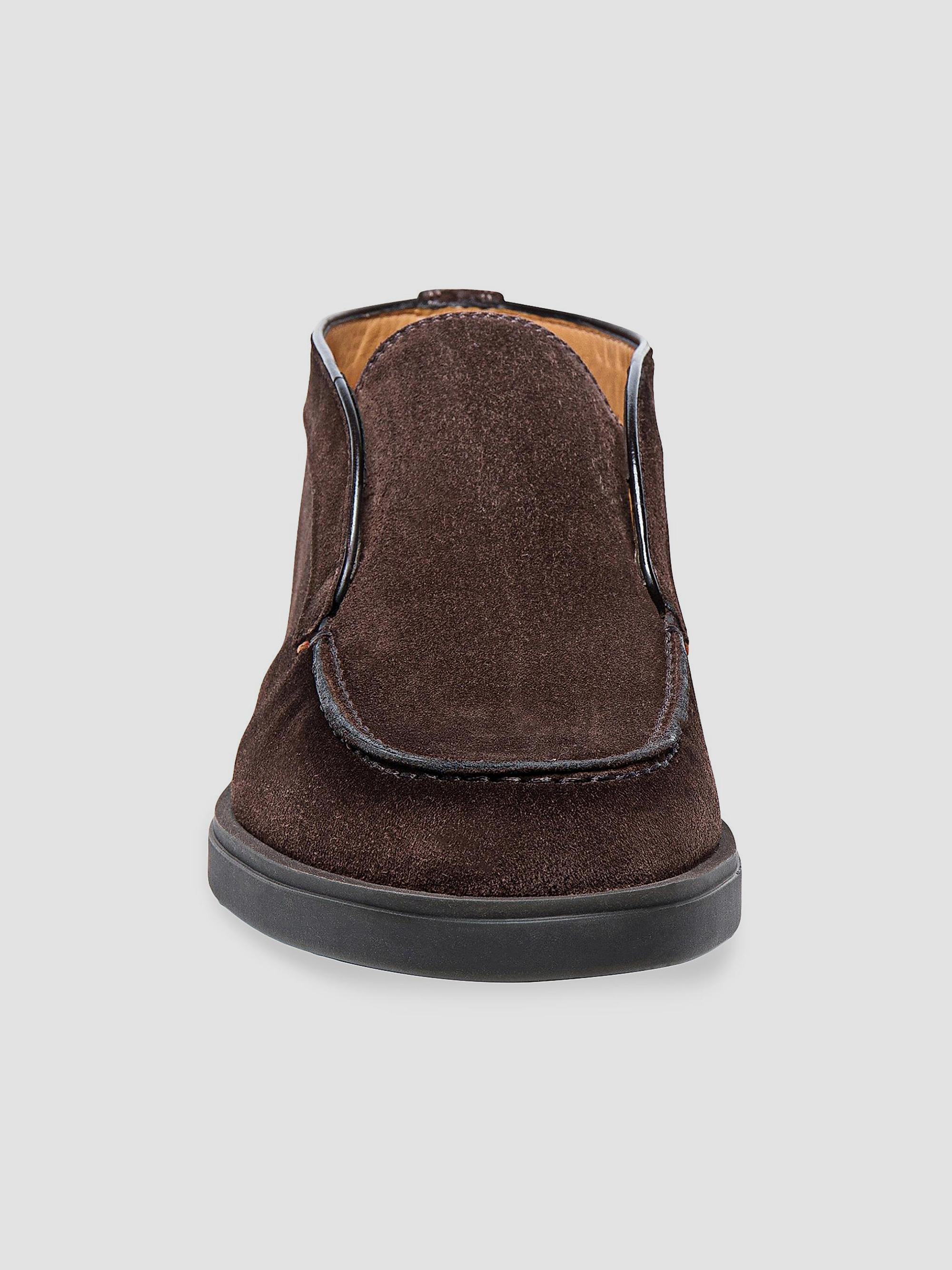 Santoni Suede Slip-On Chukka Boots | Saks Fifth Avenue display picture 3