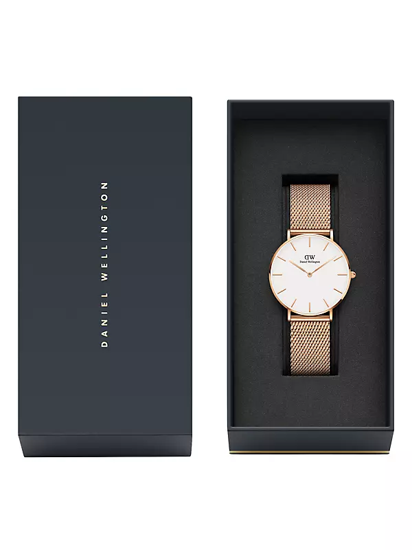 Shop Daniel Wellington Petite Melrose Bracelet Watch/36MM | Saks
