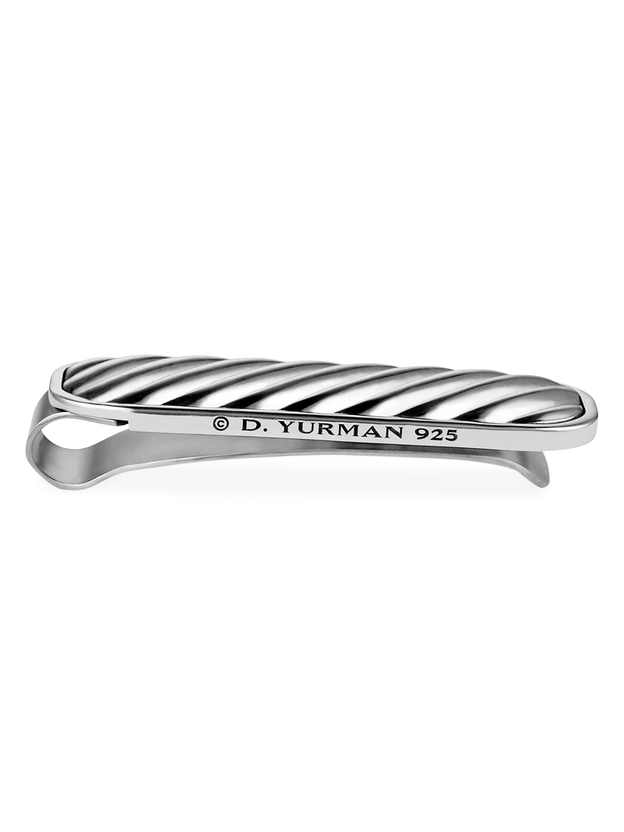 David Yurman Men's Cable Money Clip - Sterling Silver