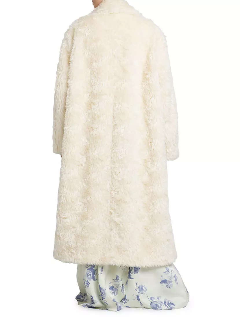 Shop Jil Saks Coat Sander Mohair-Cotton | Oversized Fifth Avenue