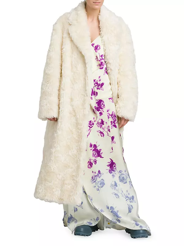 Jil Shop Avenue Coat | Fifth Oversized Saks Mohair-Cotton Sander
