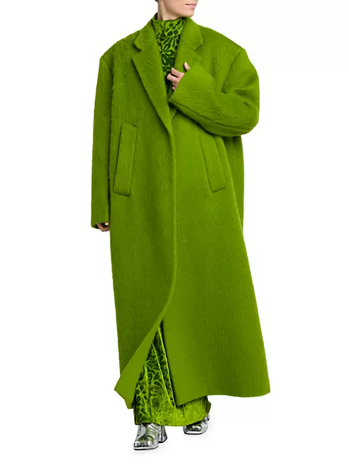 Shop Jil Sander Oversized Wool-Mohair Coat | Saks Fifth Avenue