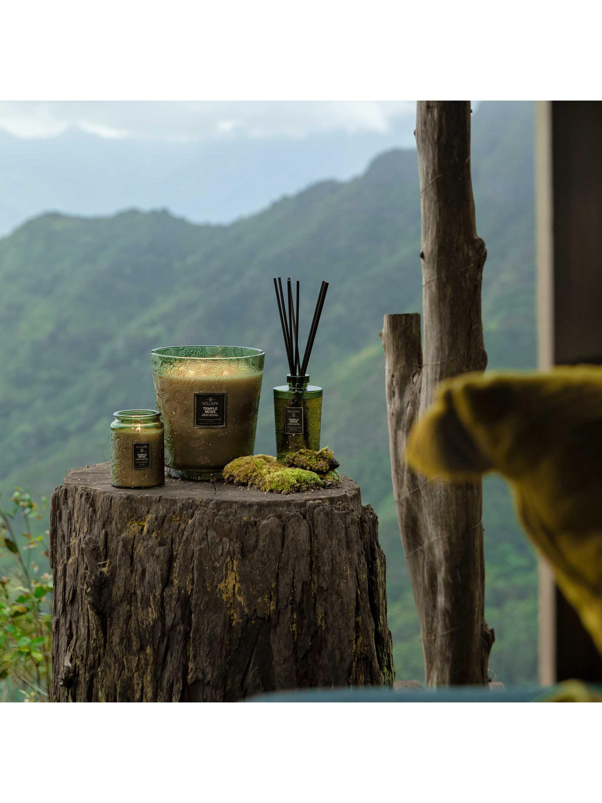 Voluspa Japonica Temple Moss 5-Wick Hearth Candle | Saks Fifth Avenue