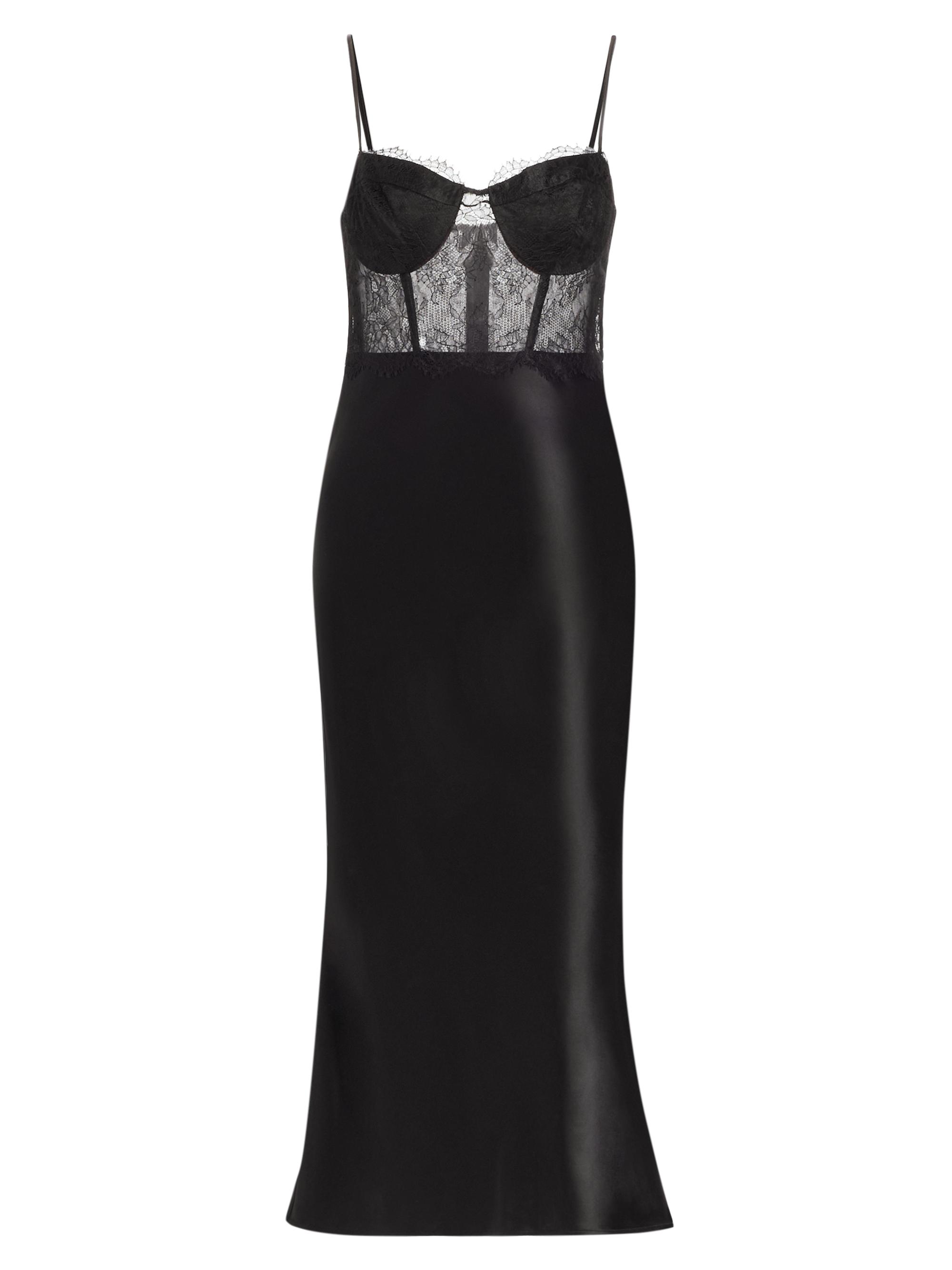 Cami NYC Maureen Lace-Inset Midi-Dress | Saks Fifth Avenue