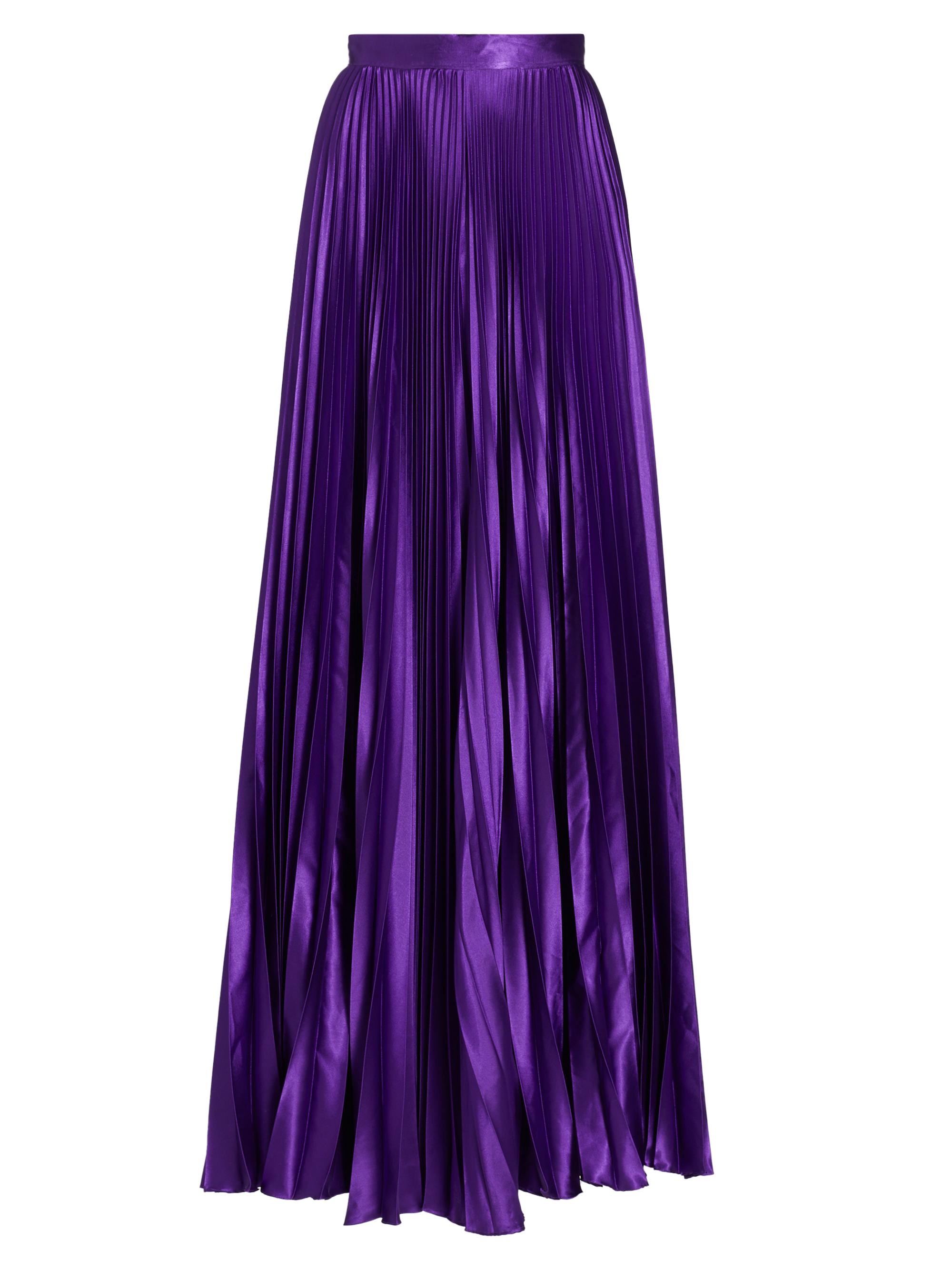 Claude Kameni Women's Viola Pleated Skirt - Purple