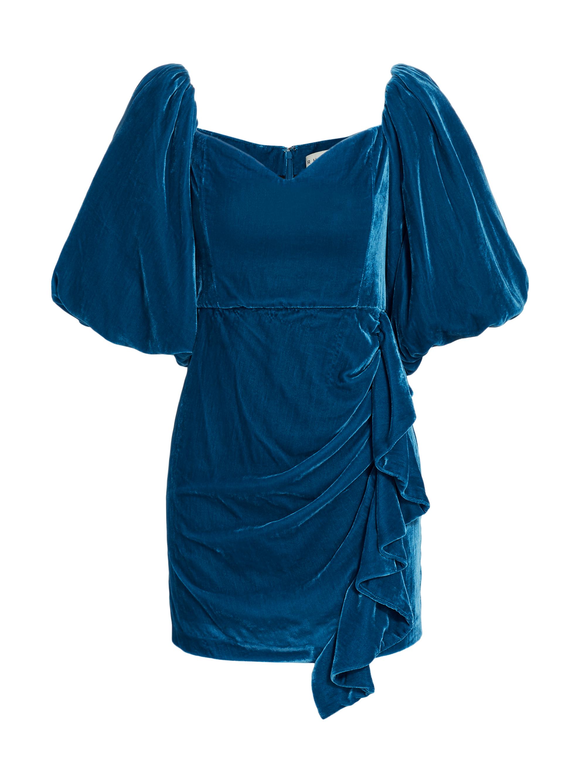 Rhode Adrian Velvet Minidress | Saks Fifth Avenue