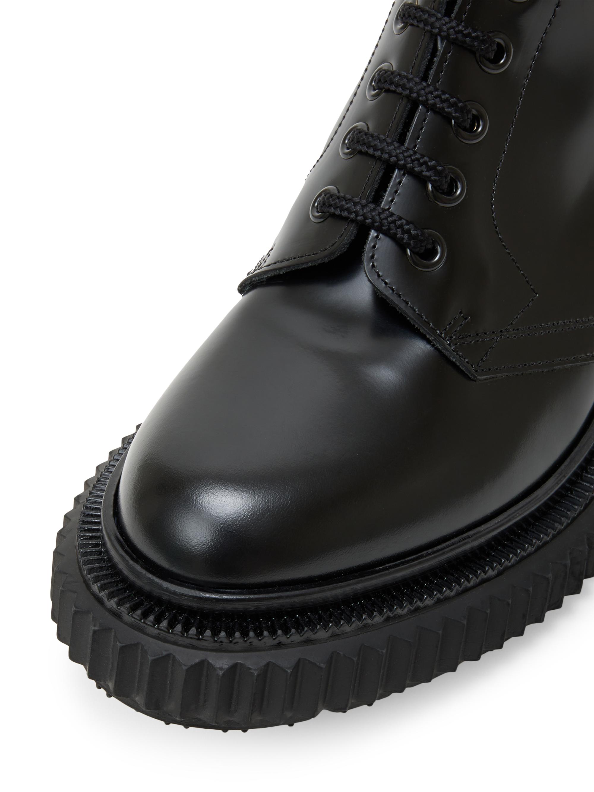 Undercover Adieu x Undercover Leather Lug-Sole Combat Boots | Saks