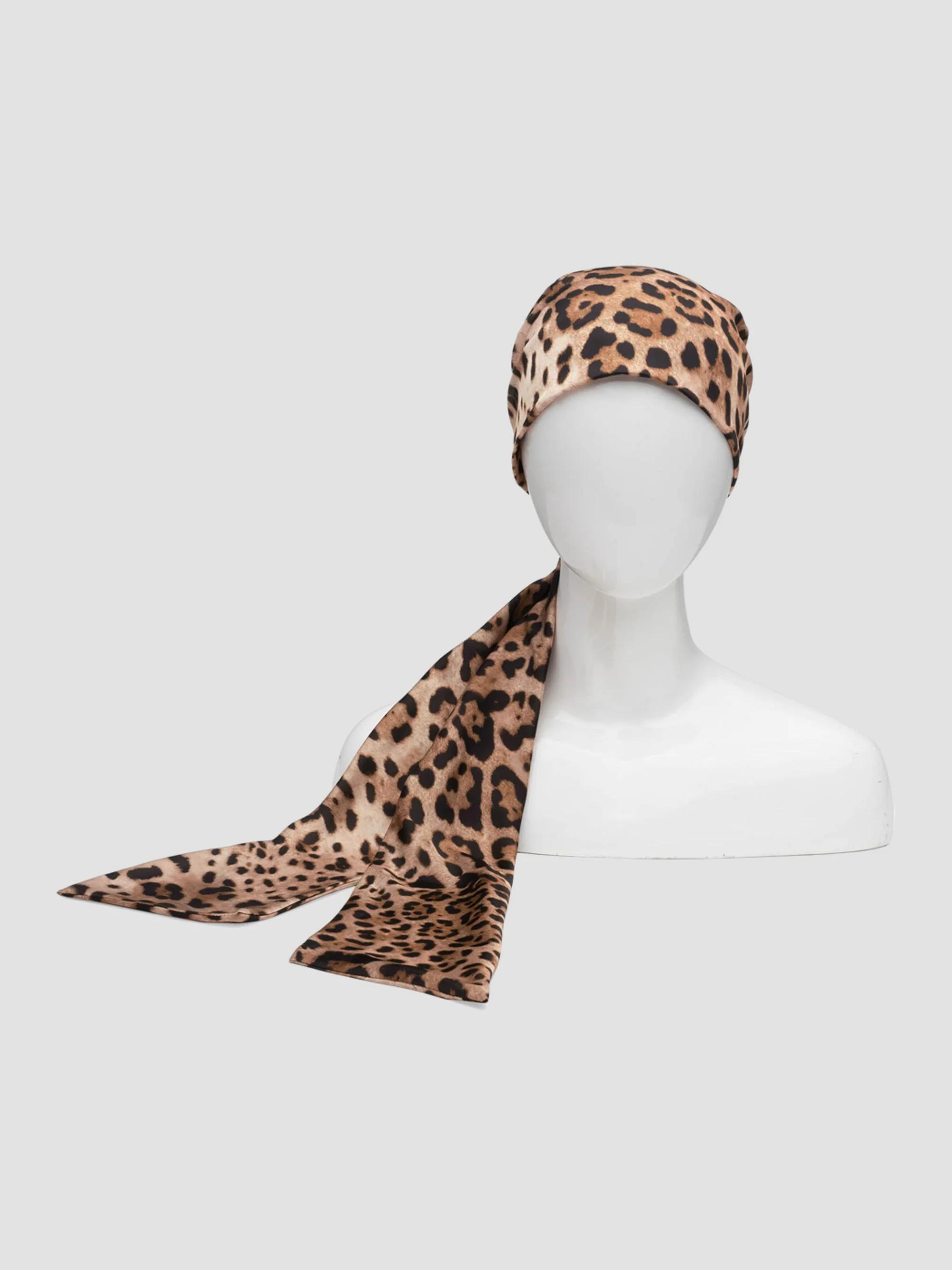 Eugenia Kim Women's Gigi Leopard Headscarf - Camel Black