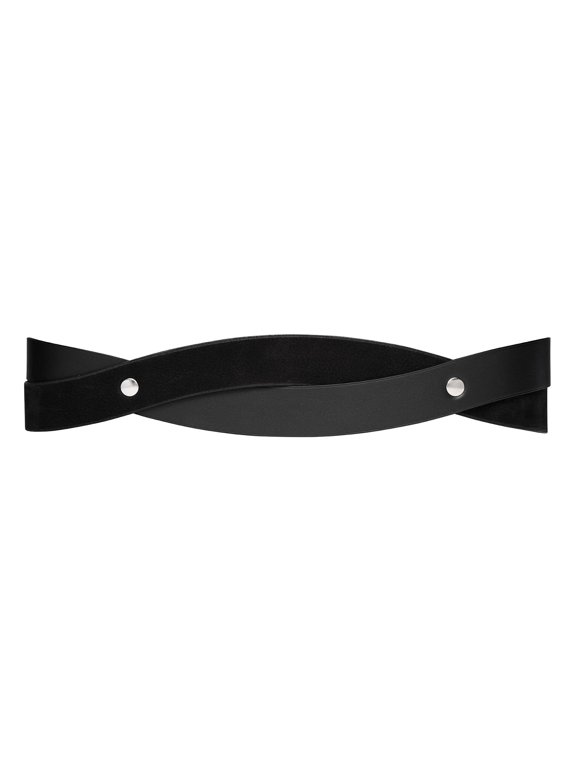 Vaincourt Women's La Romantique Twisted Belt - Black