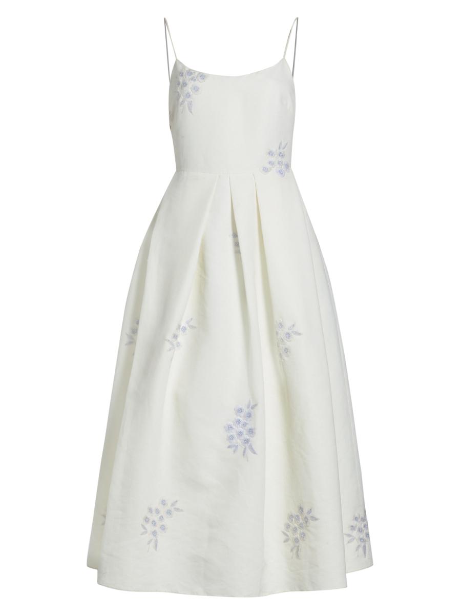 Shop Sachin & Babi Audra Embroidered Midi dress | Saks Fifth Avenue