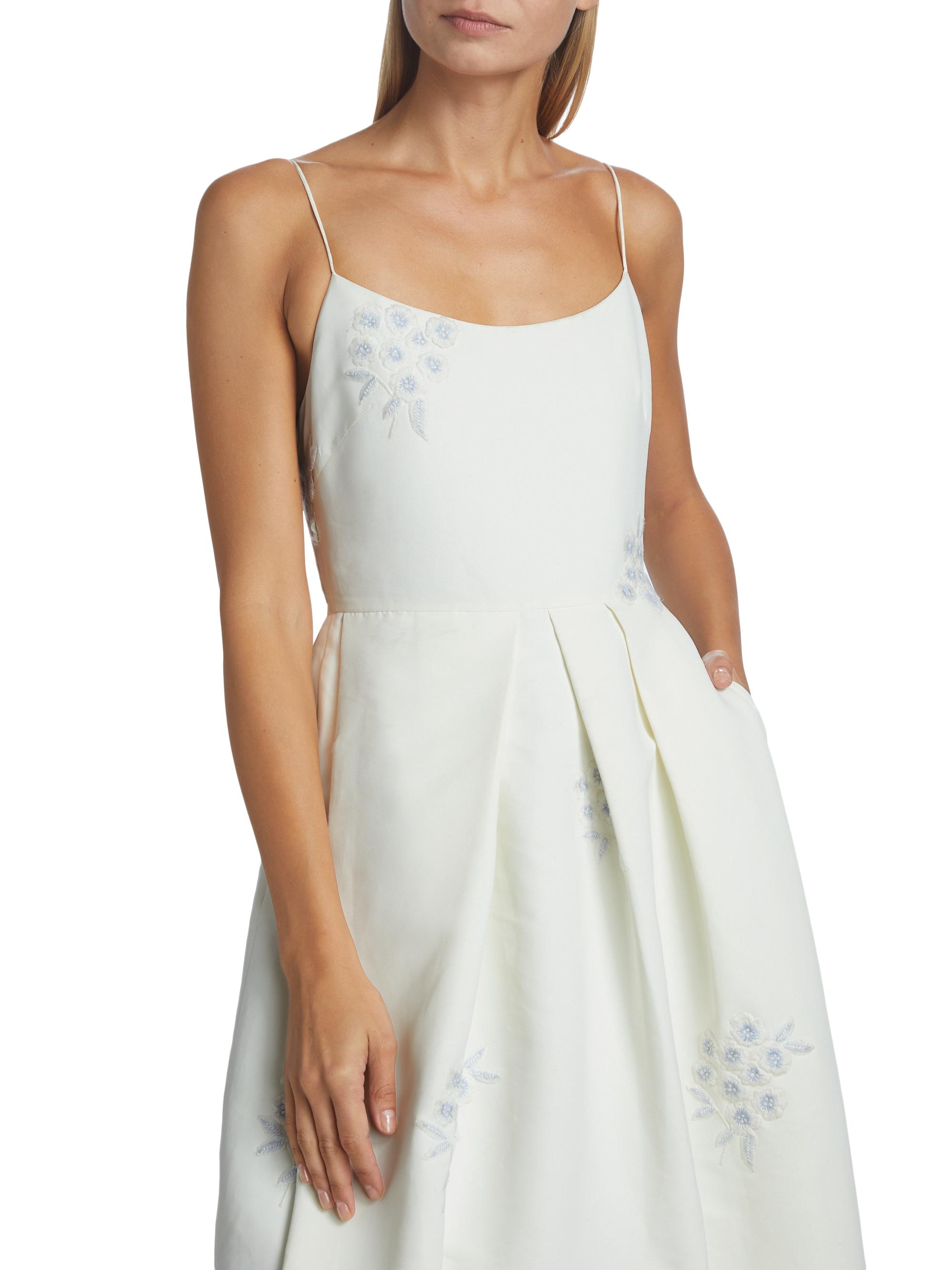 sachin & babi audra pleated embellished midi dress Sachin + Babi | Dresses | Nwt Sachin Babi Audra Pleated Crystal Embellished  Midi Dress White Anthro