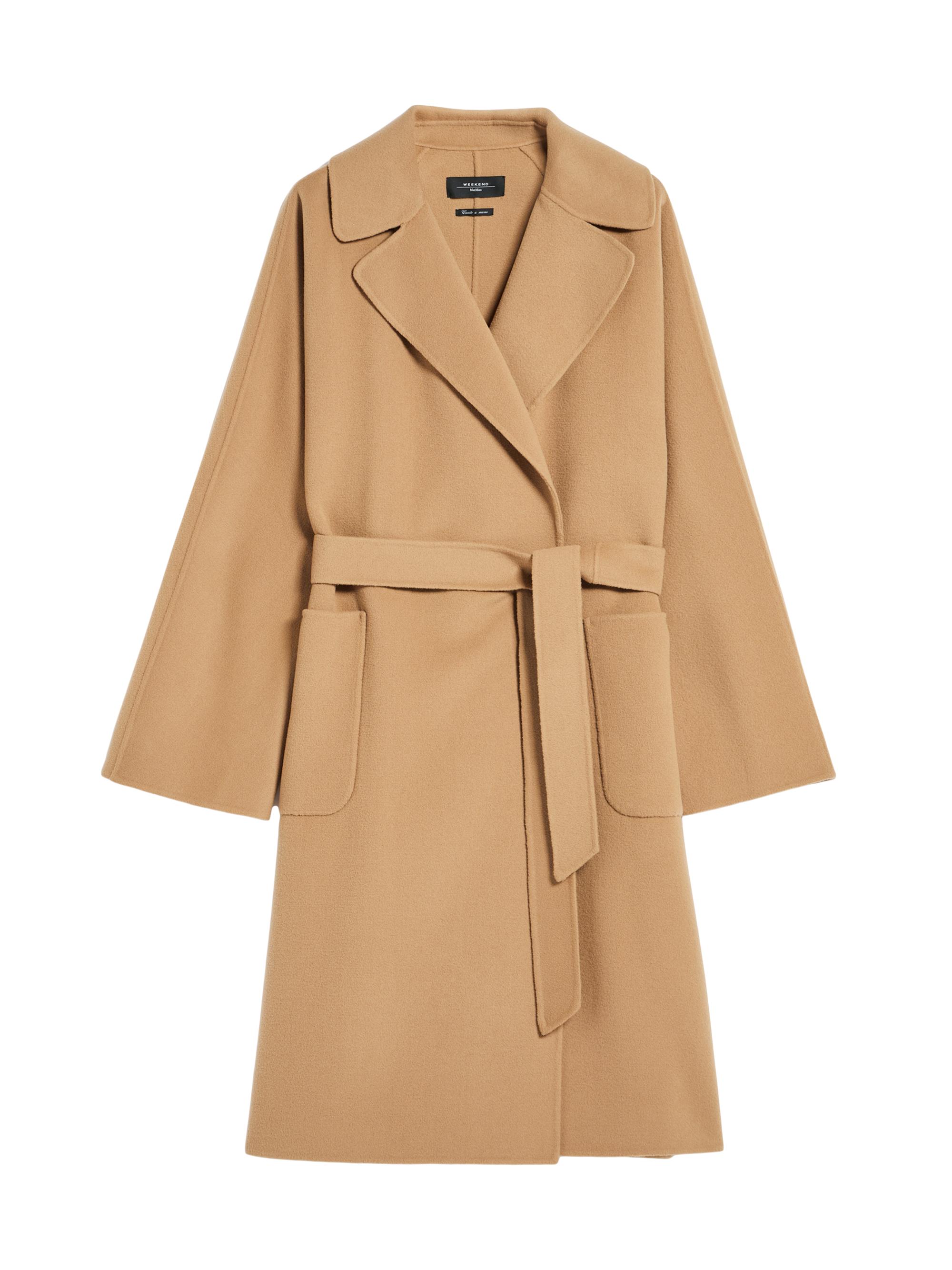 MaxMara WEEKEND イタリア製 Wool Coat Double-breasted wool midi coat, navy | Weekend Max Mara