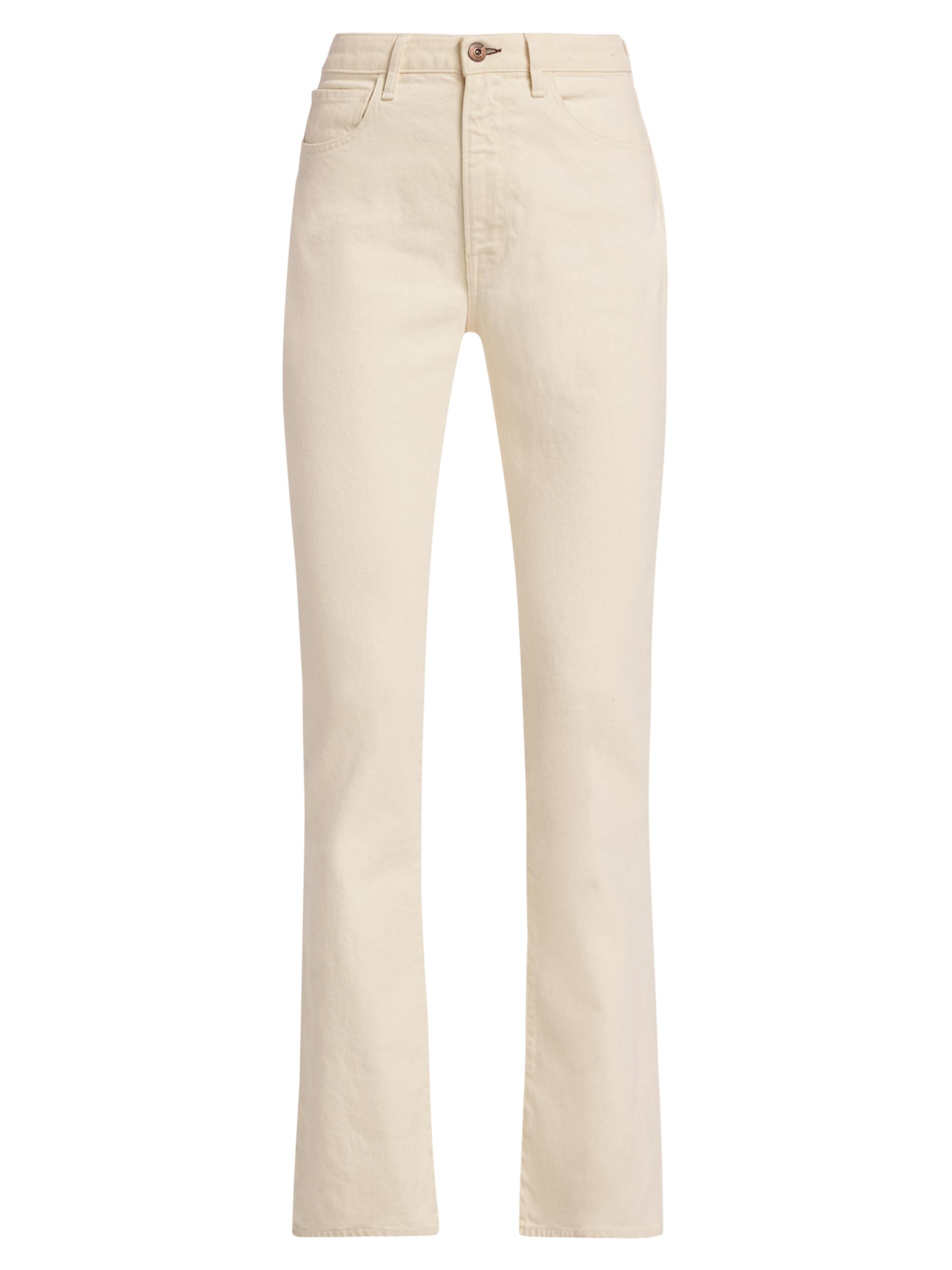 3x1 Women's Farrah High-Rise Flared Jeans - Winter White