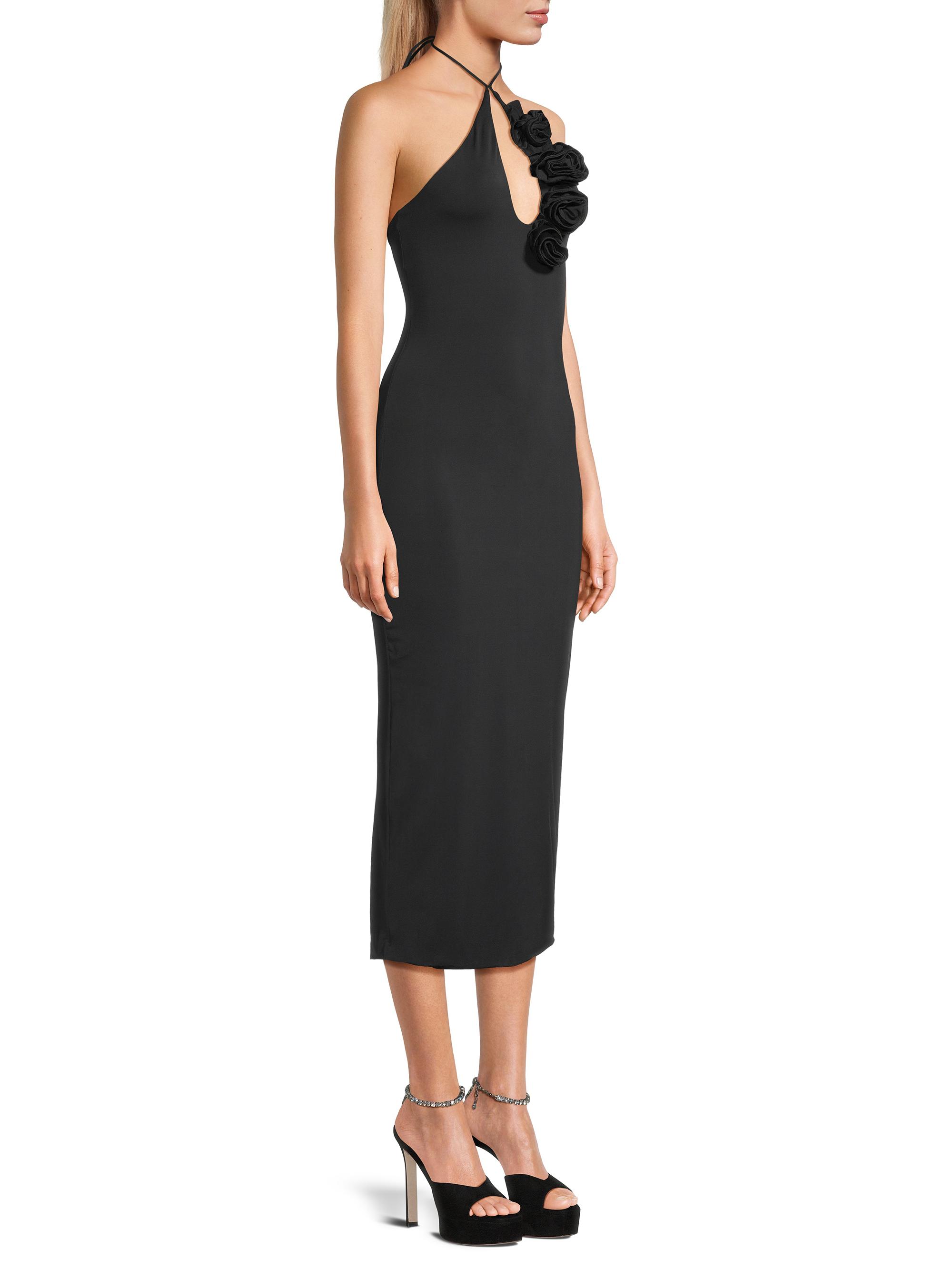 rosette halter midi dress Bardot Erika Midi-Dress Crafted from our premium