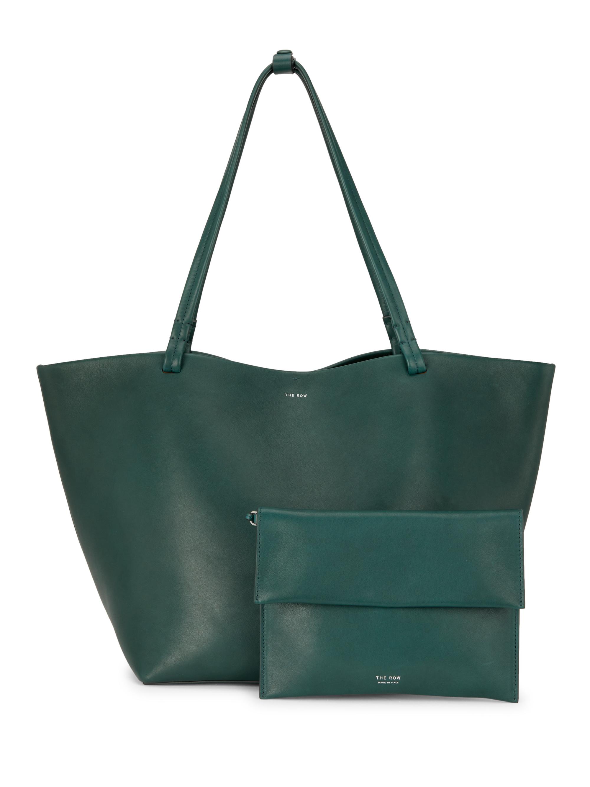 Shop The Row Park Three Leather Tote Bag | Saks Fifth Avenue 