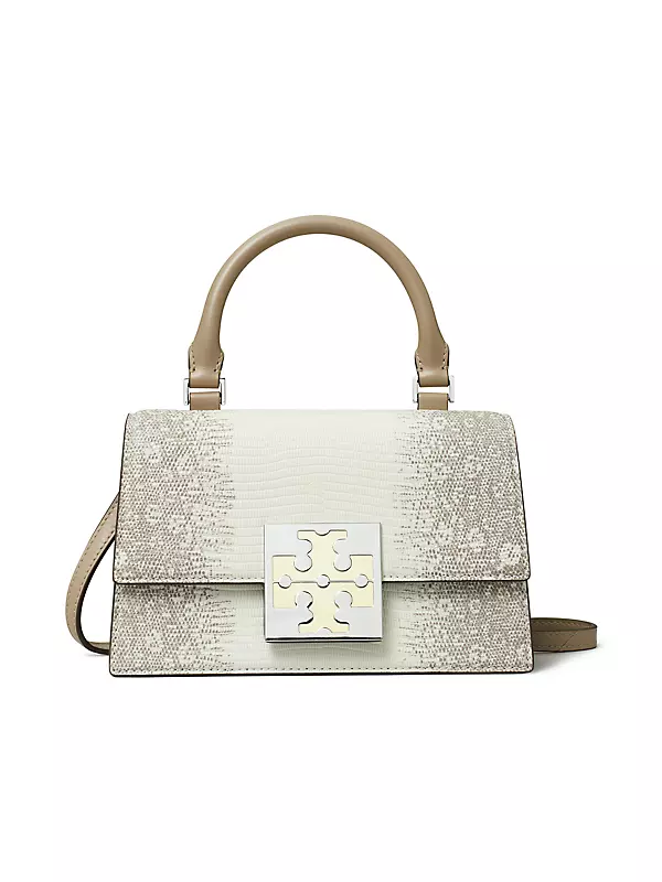 Tory Burch Women's Mercer Pebbled Wallet Crossbody, New Cream, Off White,  One Size: Handbags