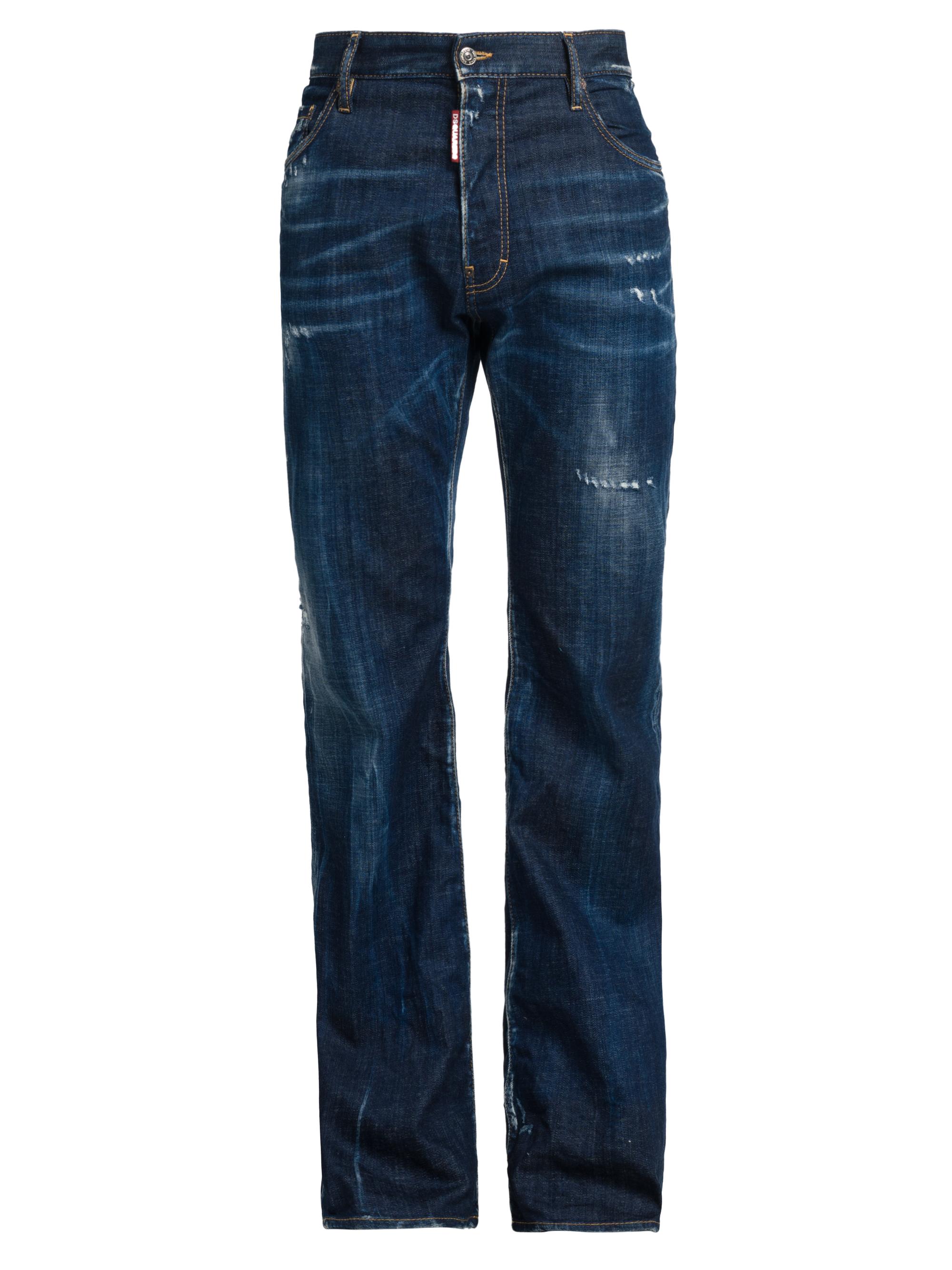 Dsquared2 Men's Bob Distressed Jeans - Navy Blue