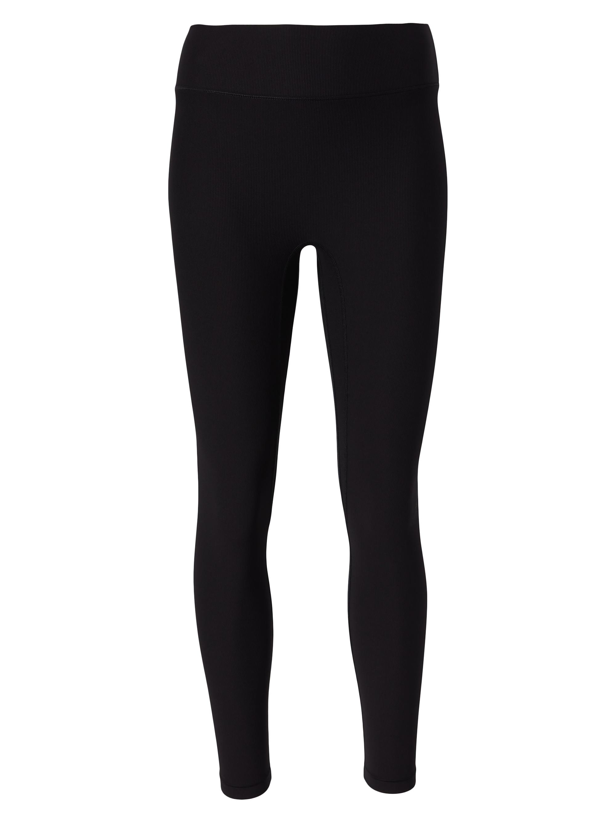 Bandier Women's Center Stage Rib Leggings - Black Rib