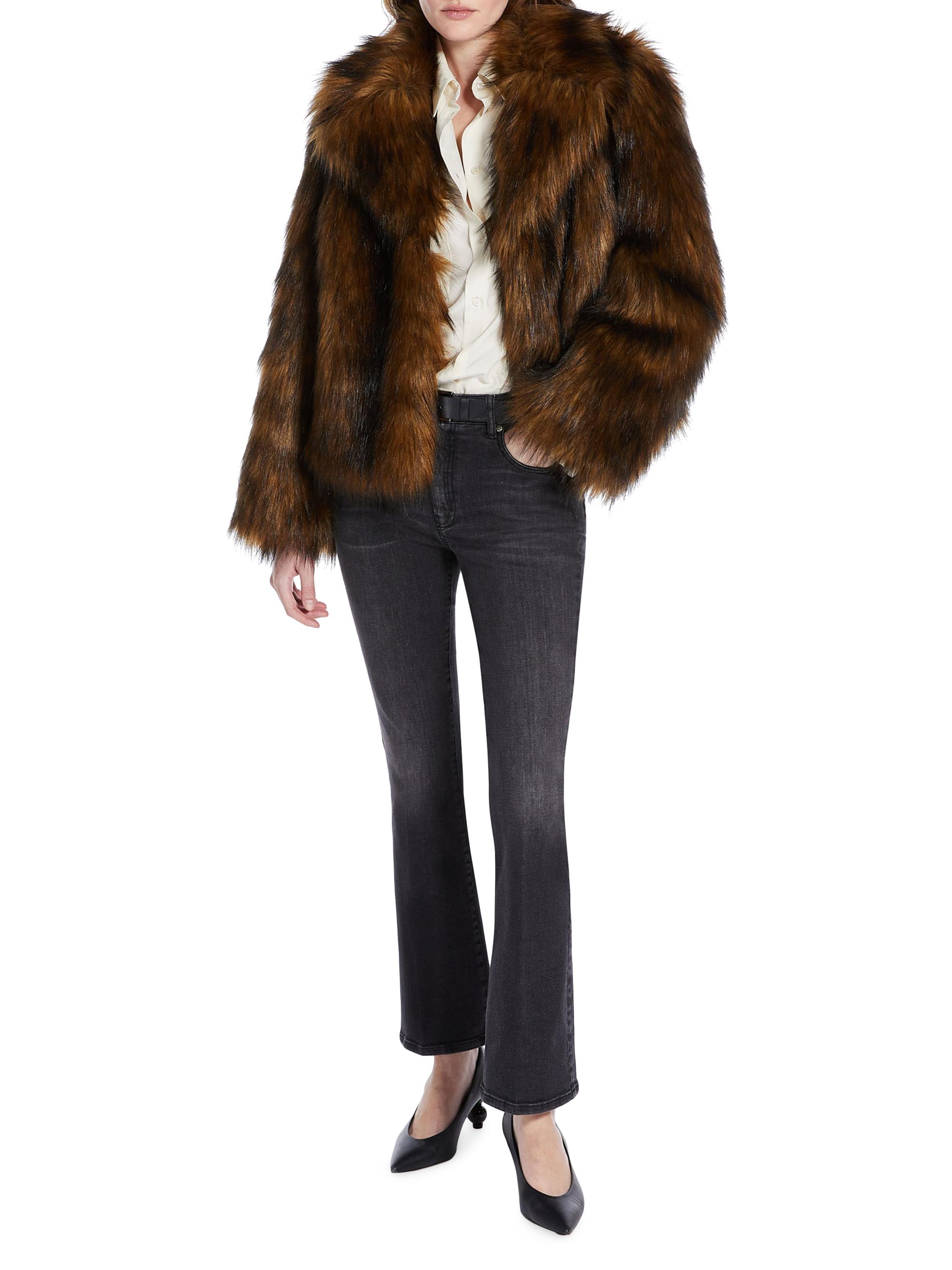 ジャケット・アウター MaxMara weekend fur jacket Weekend Max Mara Faux Fur Bomber Jacket | Saks Fifth Avenue