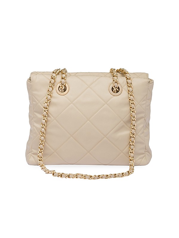 Shop Prada Re-Edition 1995 Chaine Medium Re-Nylon Tote Bag Shop Prada Re-Edition 1995 Chaine Medium Re-Nylon Tote Bag