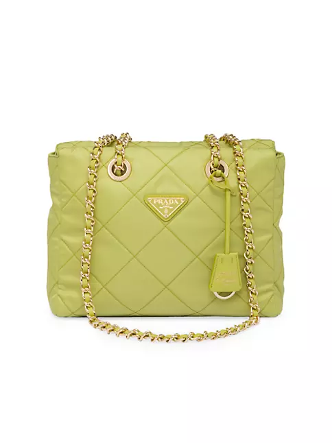 DIAMONDS ARE ETERNAL Barrel Bag Genuine Leather Quilted -  Hong Kong